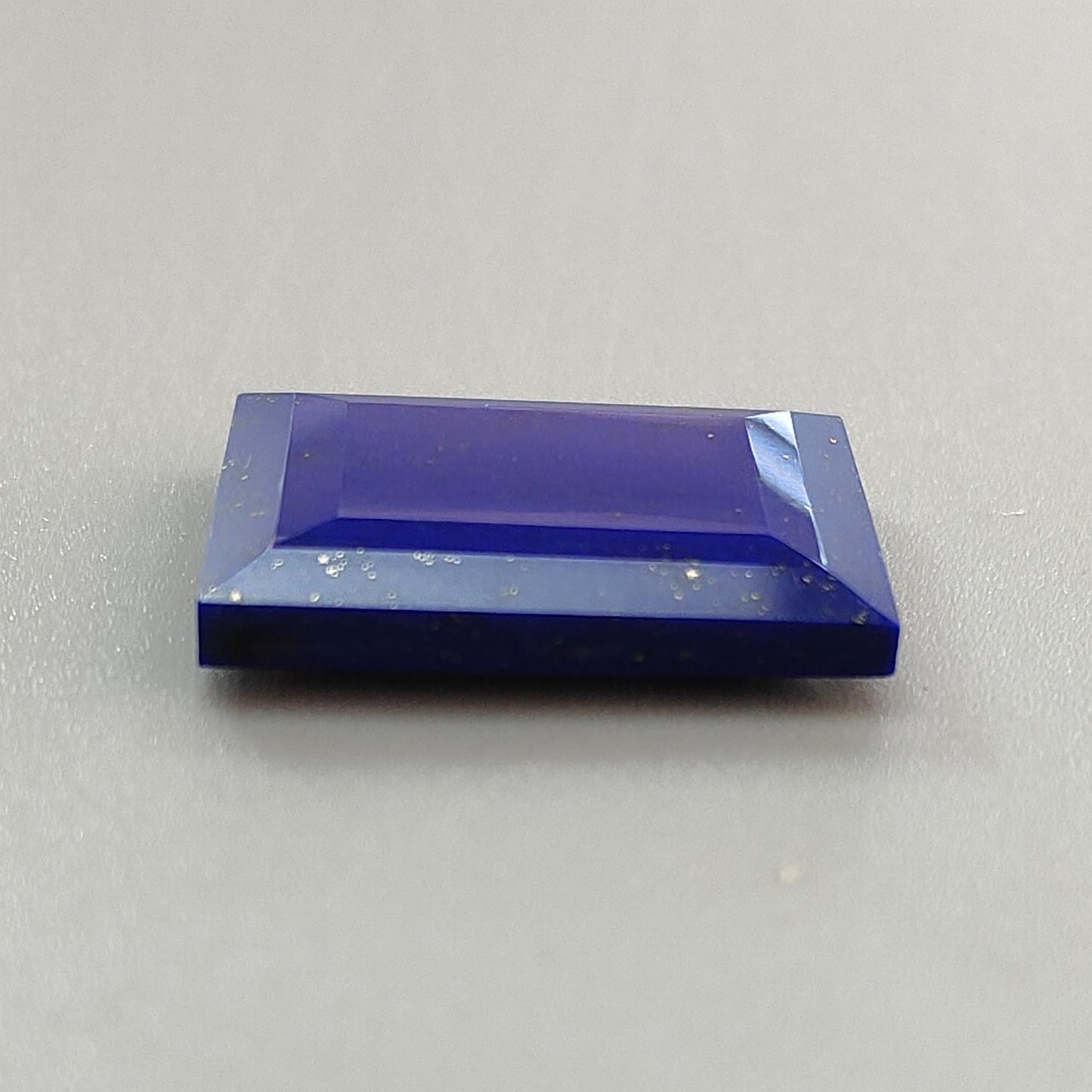 Lapis Lazuli Gemstone Faceted Cut: Natural Untreated Unheated Blue Lapis Lazuli Octagon Shape 1pc for Jewelry September Birthstone