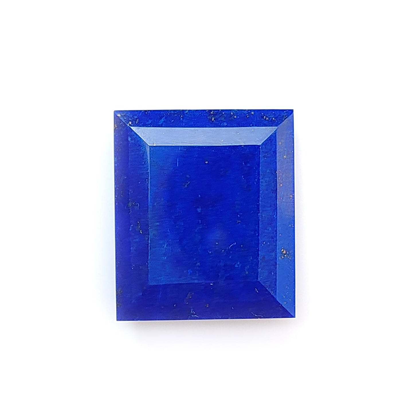 Lapis Lazuli Gemstone Faceted Cut: Natural Untreated Unheated Blue Lapis Lazuli Octagon Shape 1pc for Jewelry September Birthstone
