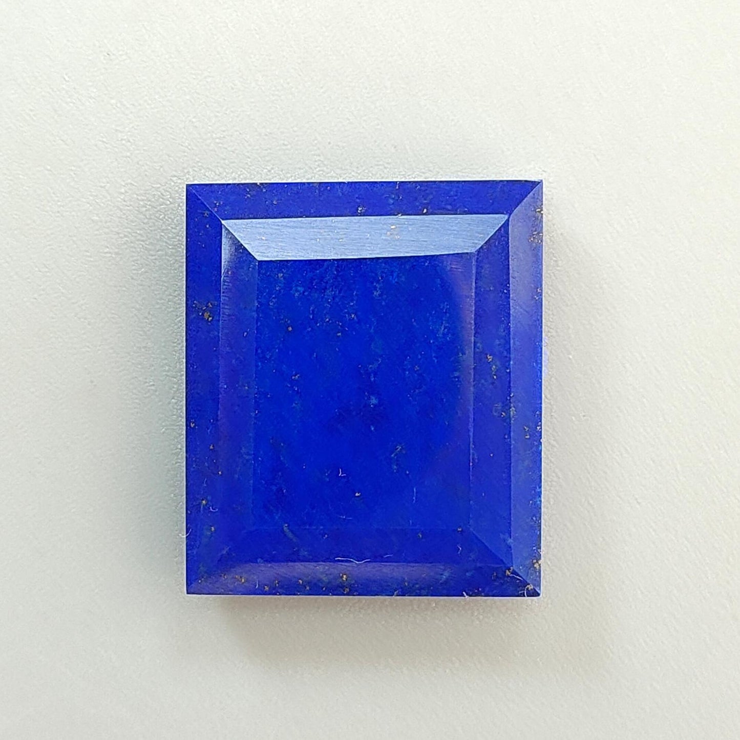 Lapis Lazuli Gemstone Faceted Cut: Natural Untreated Unheated Blue Lapis Lazuli Octagon Shape 1pc for Jewelry September Birthstone