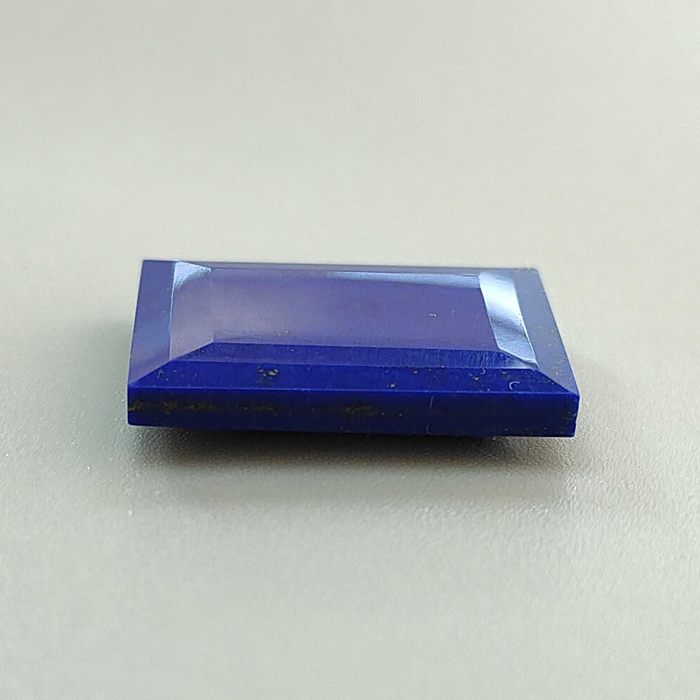 Lapis Lazuli Gemstone Faceted Cut: Natural Untreated Unheated Blue Lapis Lazuli Octagon Shape 1pc for Jewelry September Birthstone