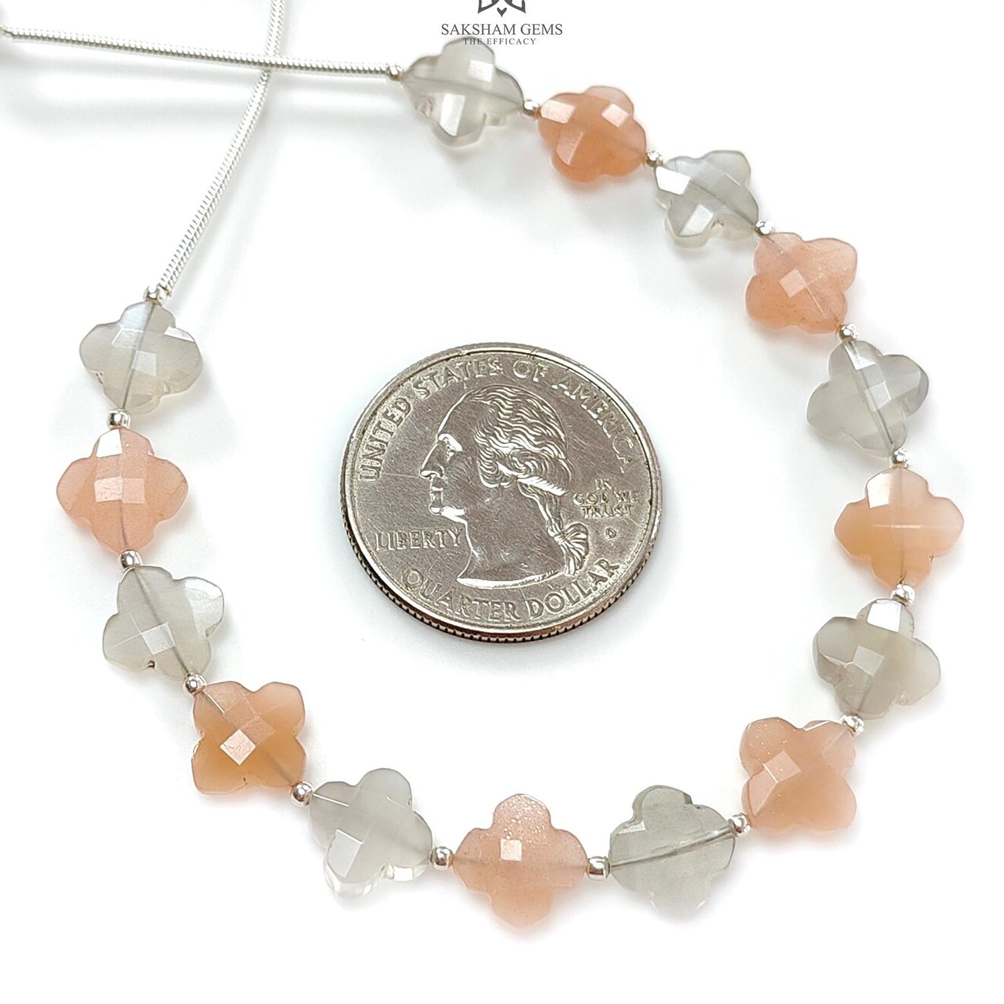 Multi Color Moonstone Faceted Loose Beads: 31.70cts Natural Moonstone Gemstone Fancy Both Side Checker Cut Beads For Jewelry 8mm 6.30"