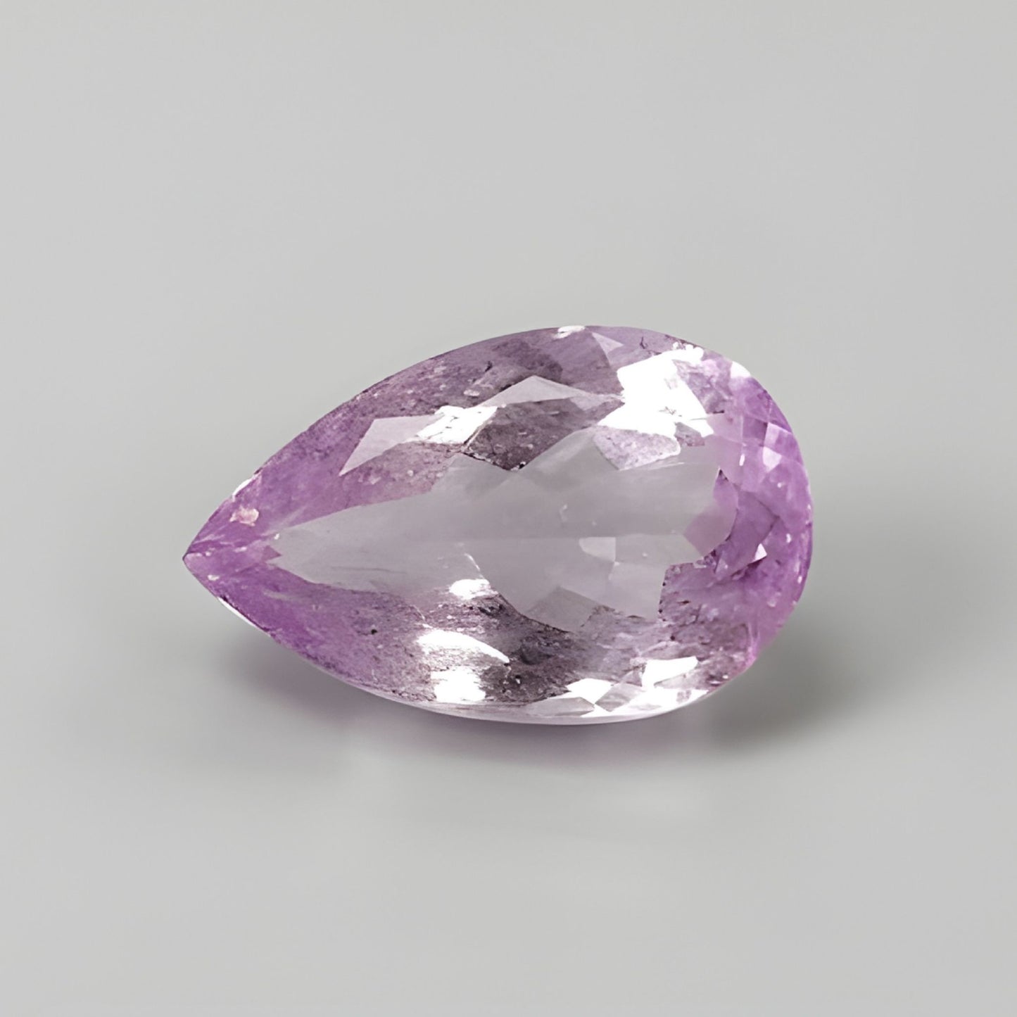 Kunzite Pear Shape Faceted Cut