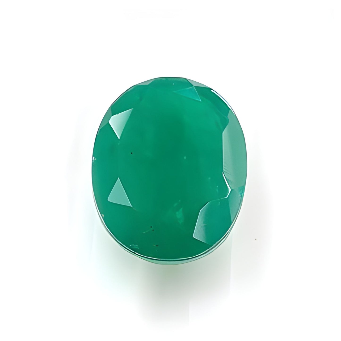 Green Quartz Assembled Oval Shape Faceted Cut