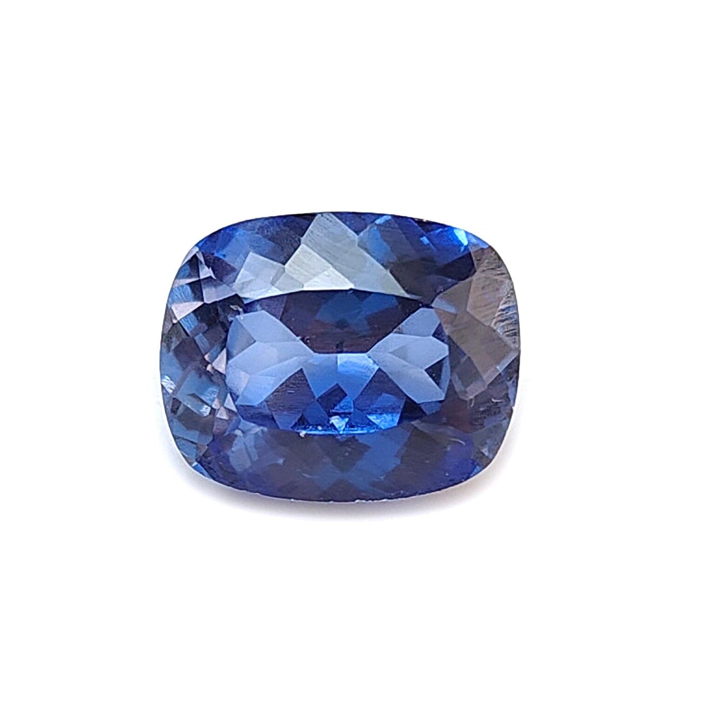 Synthetic Multi Color Gemstones Faceted Cut: Manmade Sapphire, Padparadscha & Garnet Cushion Shape 1pc for Ring/Pendant