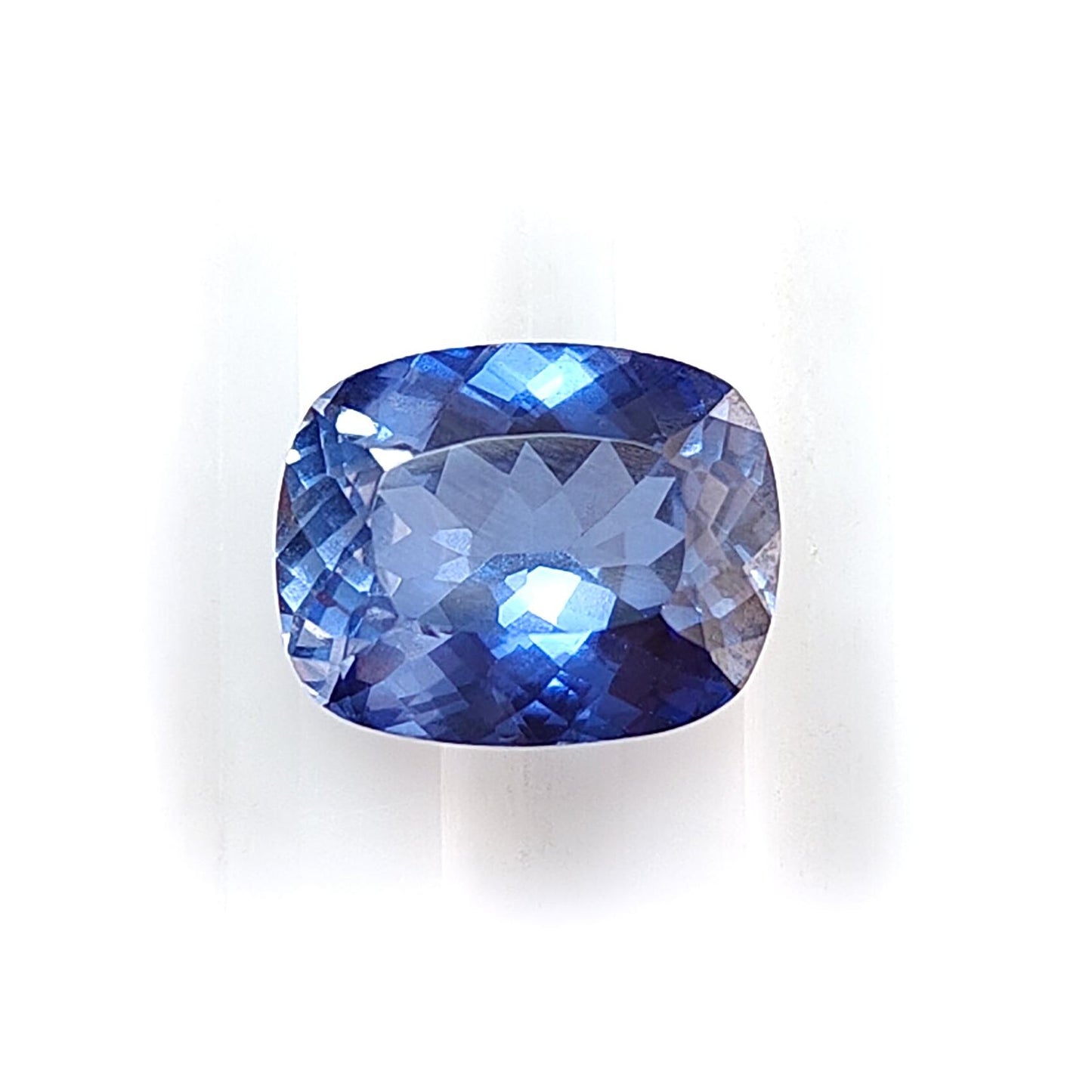 Synthetic Multi Color Gemstones Faceted Cut: Manmade Sapphire, Padparadscha & Garnet Cushion Shape 1pc for Ring/Pendant