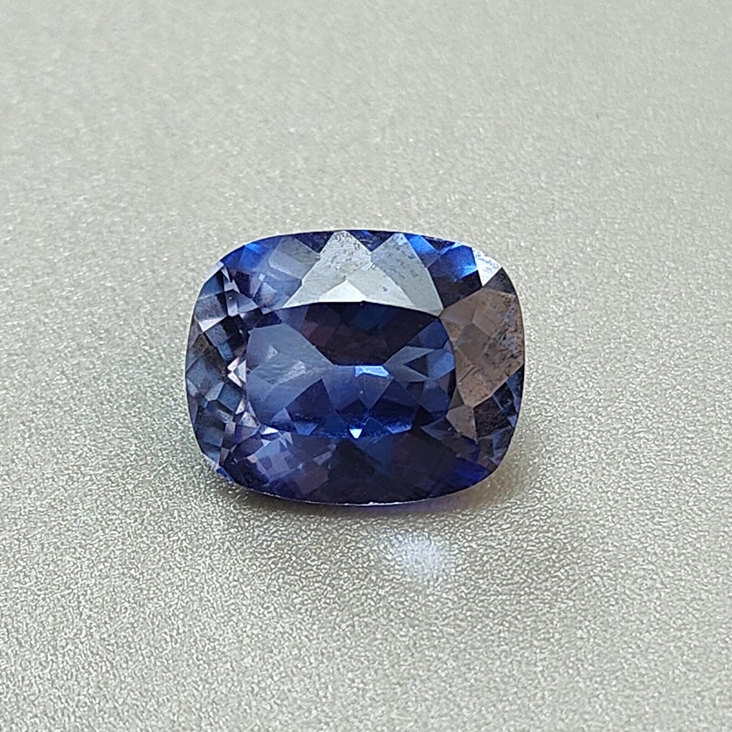 Synthetic Multi Color Gemstones Faceted Cut: Manmade Sapphire, Padparadscha & Garnet Cushion Shape 1pc for Ring/Pendant