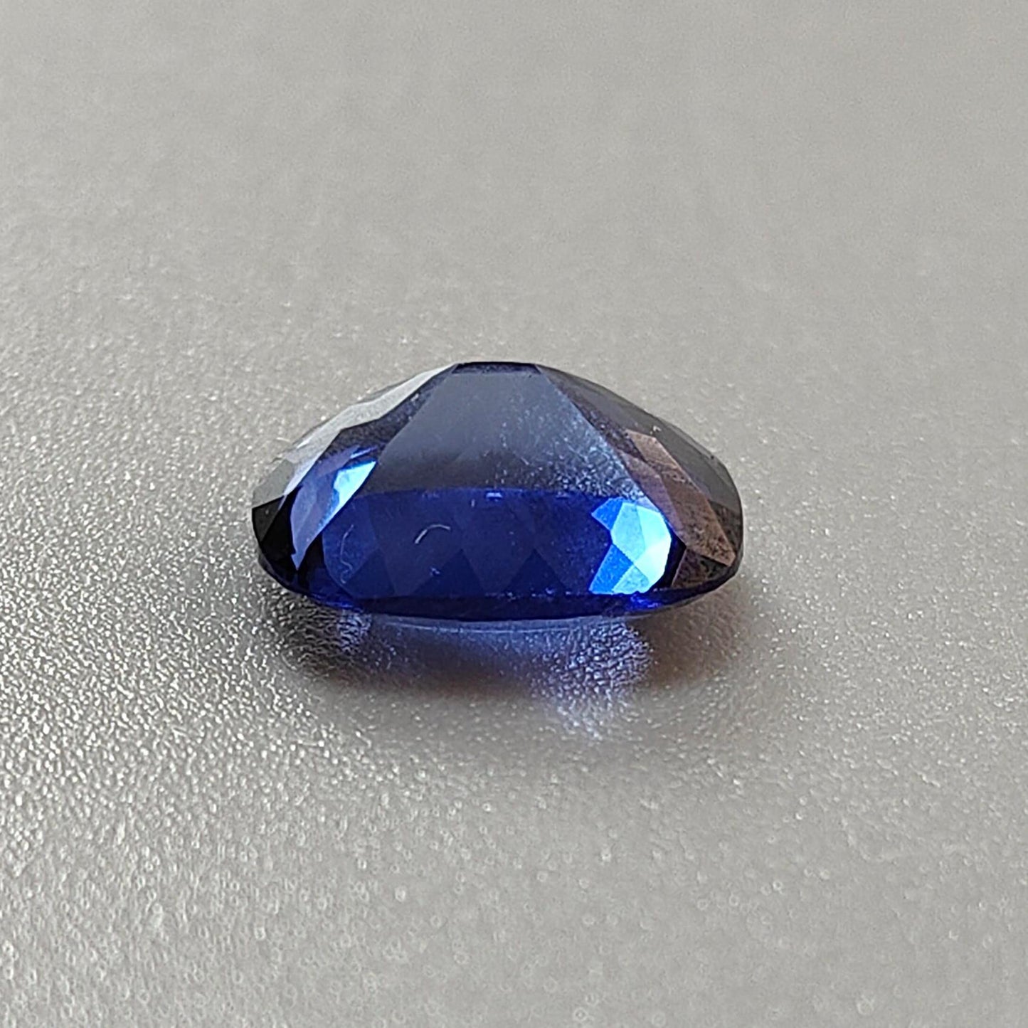 Synthetic Multi Color Gemstones Faceted Cut: Manmade Sapphire, Padparadscha & Garnet Cushion Shape 1pc for Ring/Pendant