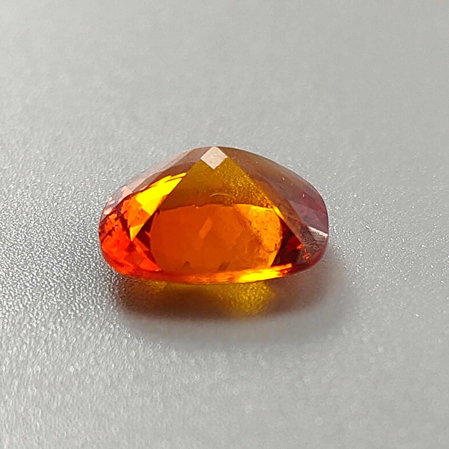 Synthetic Multi Color Gemstones Faceted Cut: Manmade Sapphire, Padparadscha & Garnet Cushion Shape 1pc for Ring/Pendant