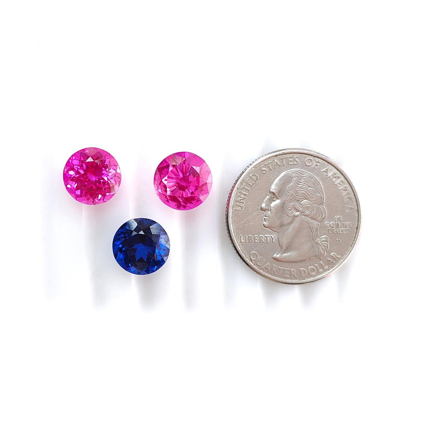 合成人工サファイア宝石