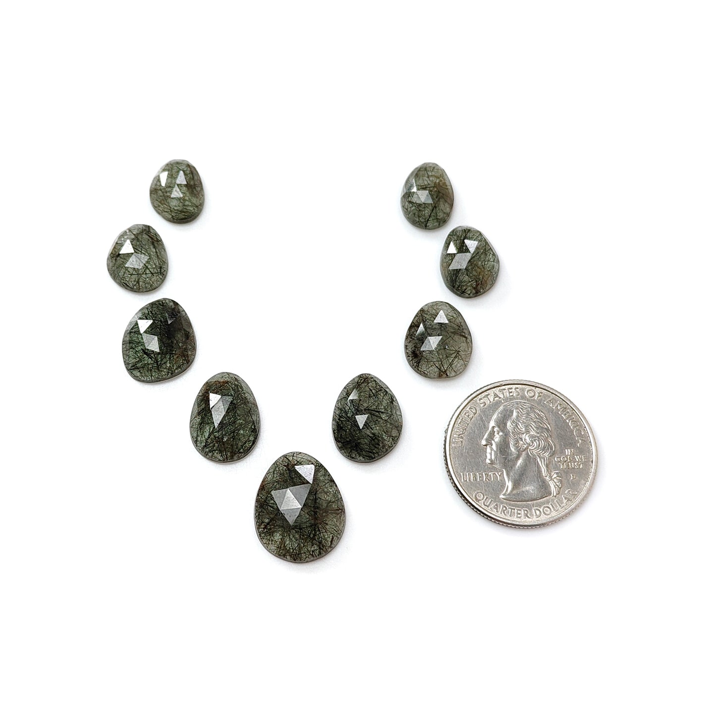 Cuarzo rutilo para joyería