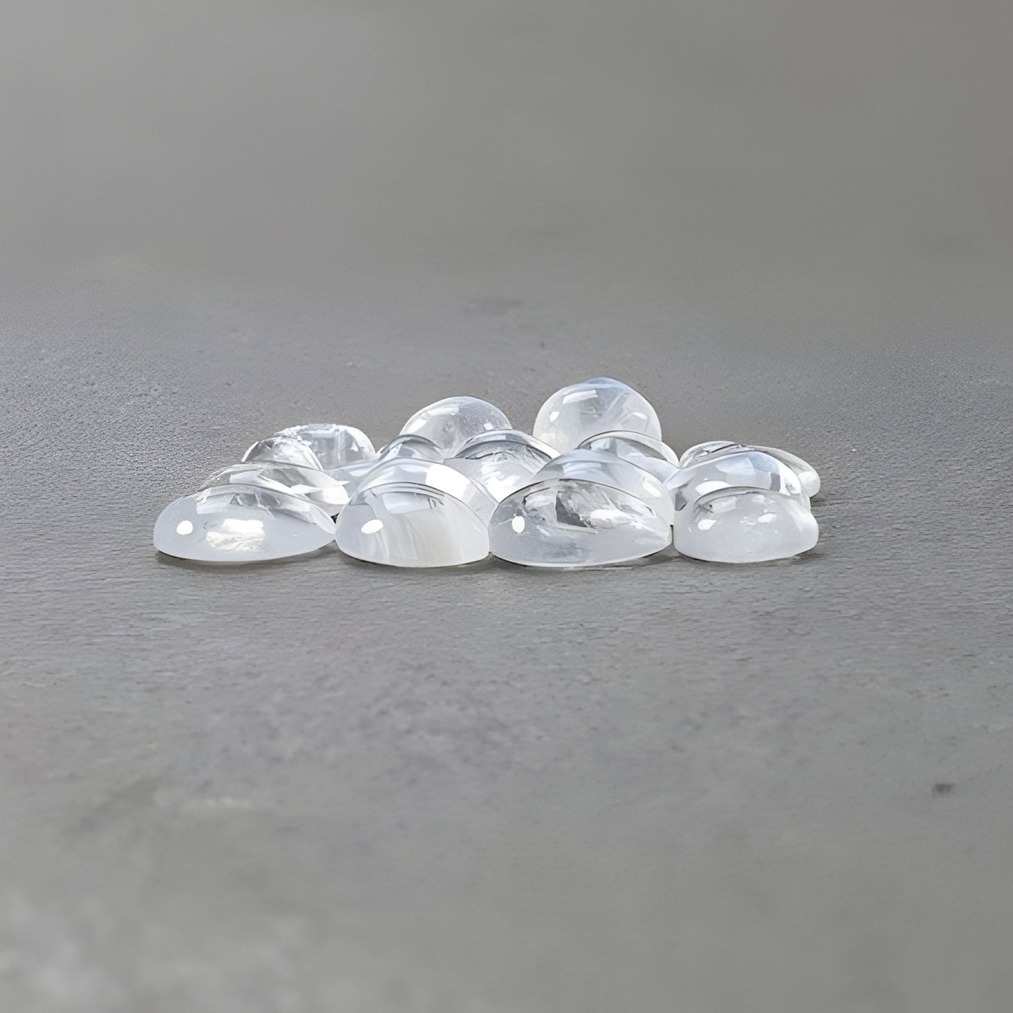 15.95cts Rainbow Moonstone Gemstone Natural Untreated Cabochon Pear Shape 20pcs