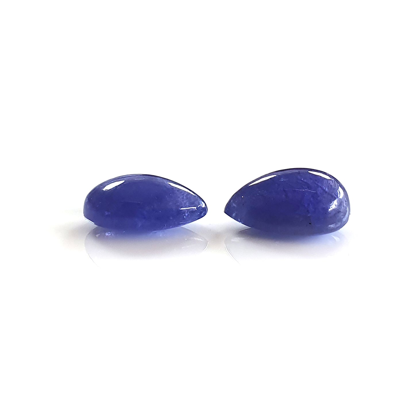24.00cts Tanzanite Gemstone Natural Untreated Cabochon Pear Shape 2pcs