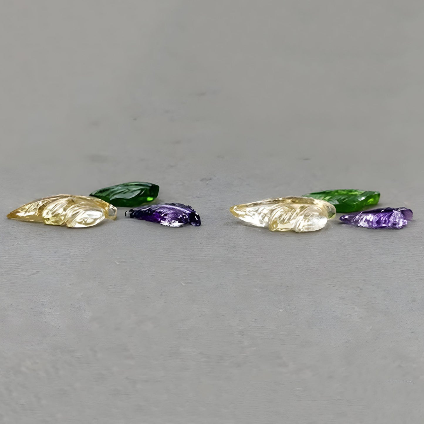 Gemstone Leaf Carving