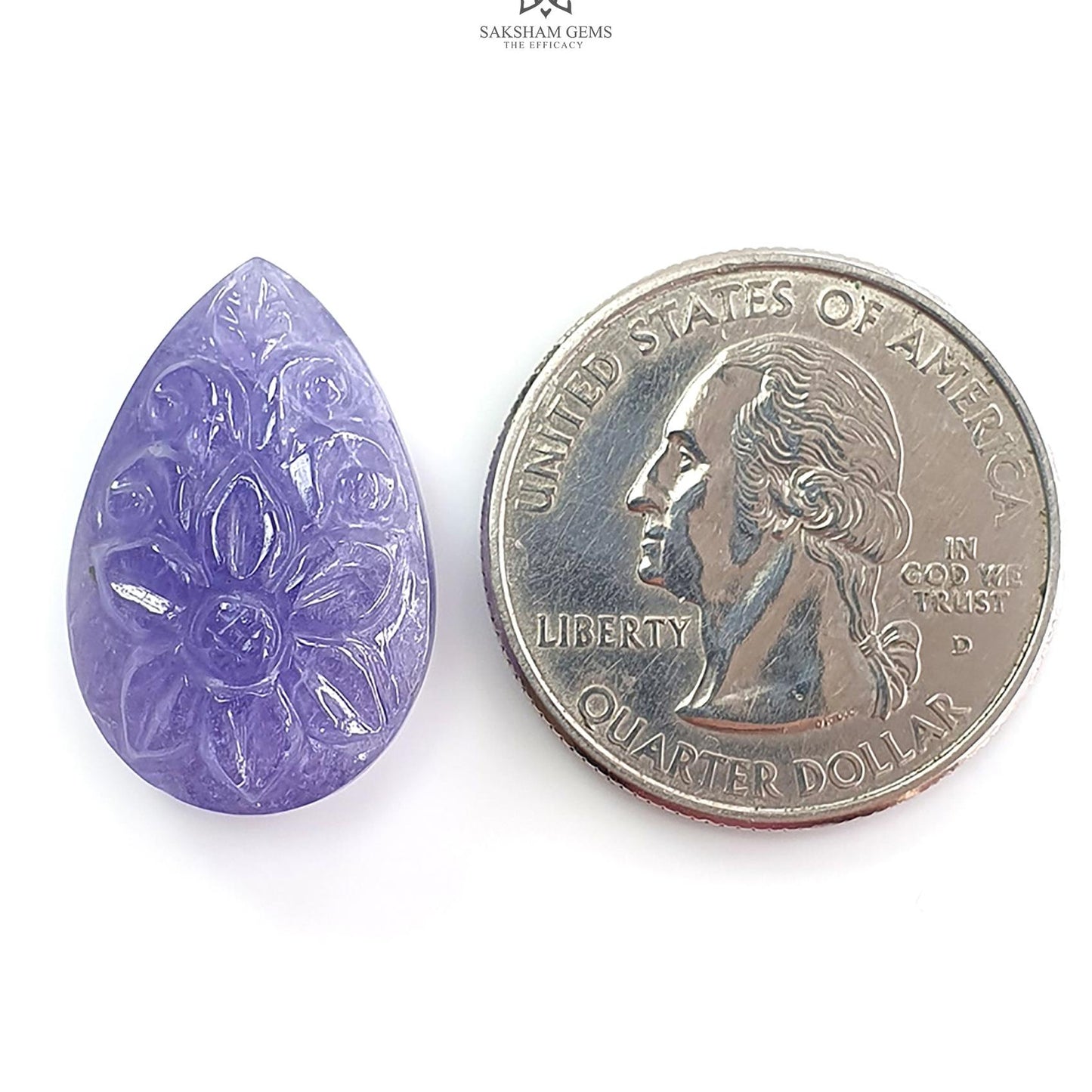 Tanzanite Gemstone Carving: Natural Blue Tanzanite Hand Carved Oval, Cushion Shapes 1pc For Jewelry
