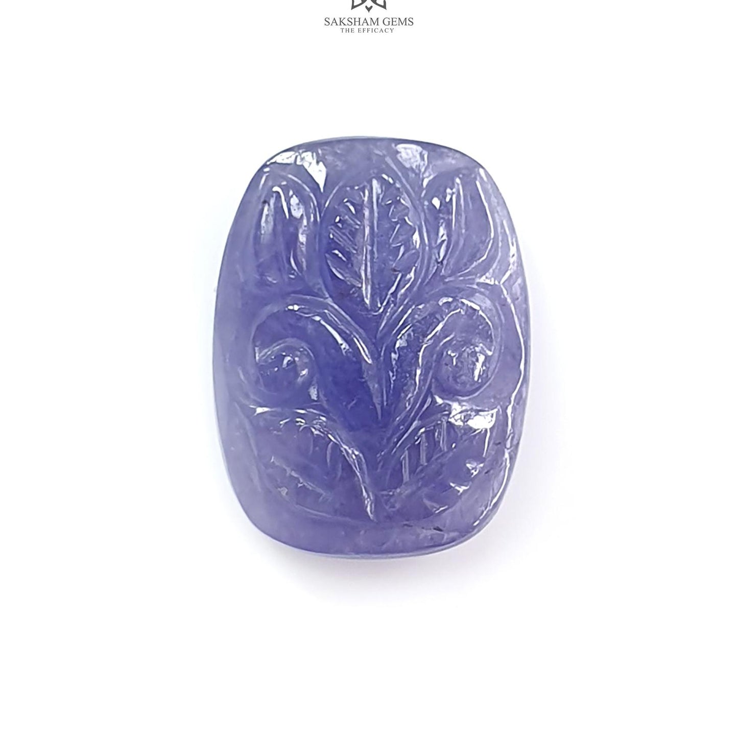 Tanzanite Gemstone Carving: Natural Blue Tanzanite Hand Carved Oval, Cushion Shapes 1pc For Jewelry