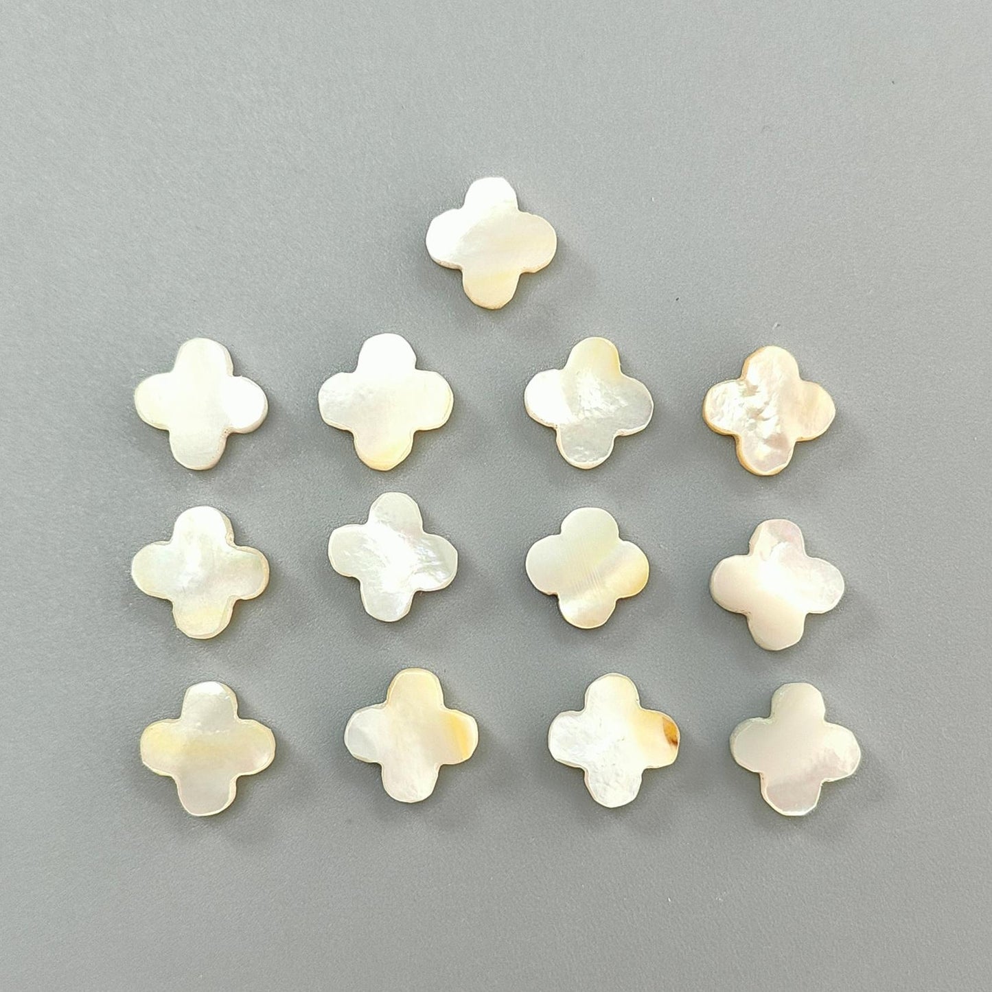 Mother of Pearl Gemstone Carving: Natural Untreated White Mop Hand Carved Fancy Shape 13pcs Lots For Jewelry