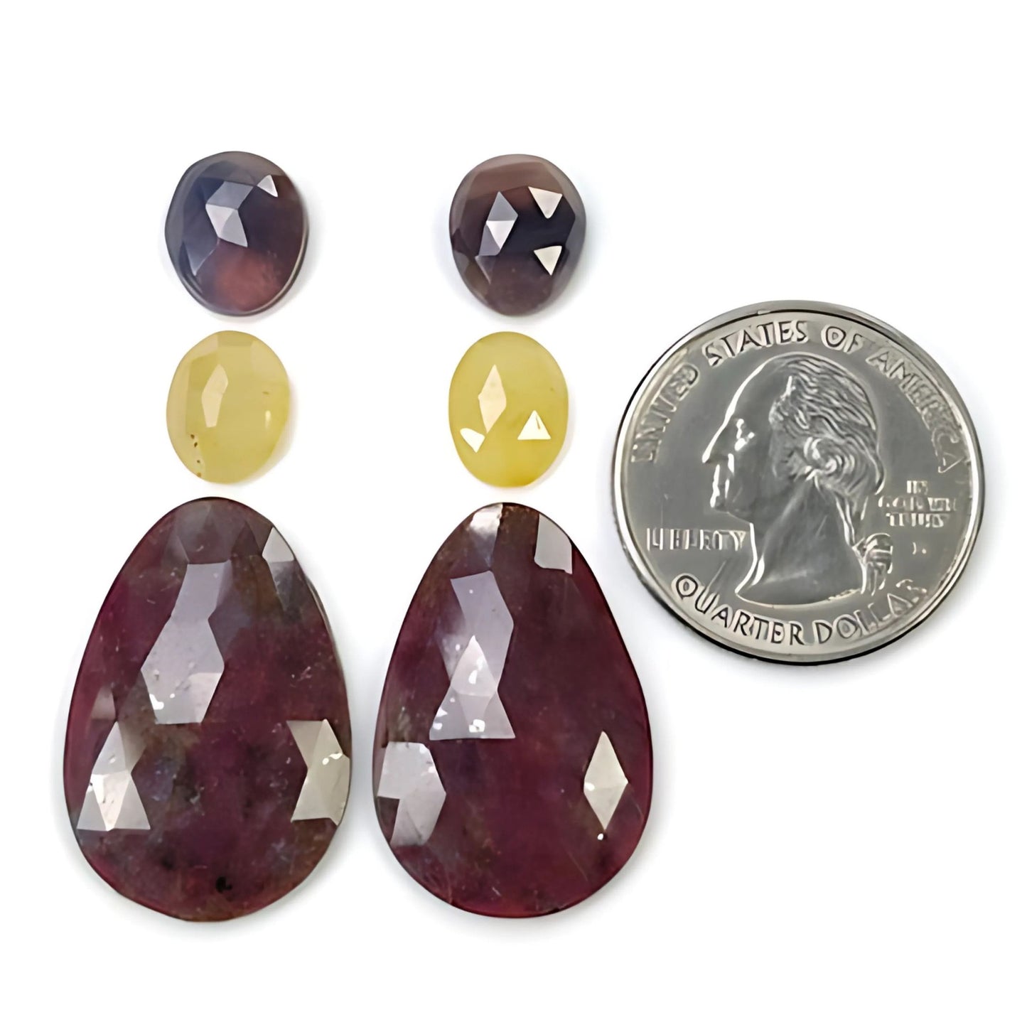 Flat Back Multi Sapphire