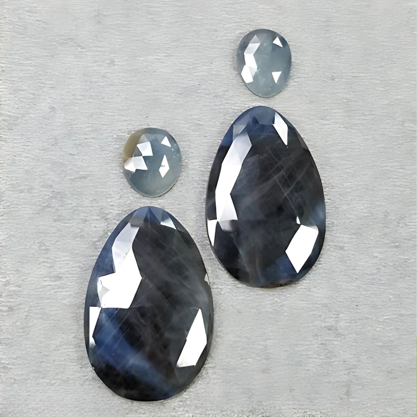 Faceted Multi Sapphire Gemstone
