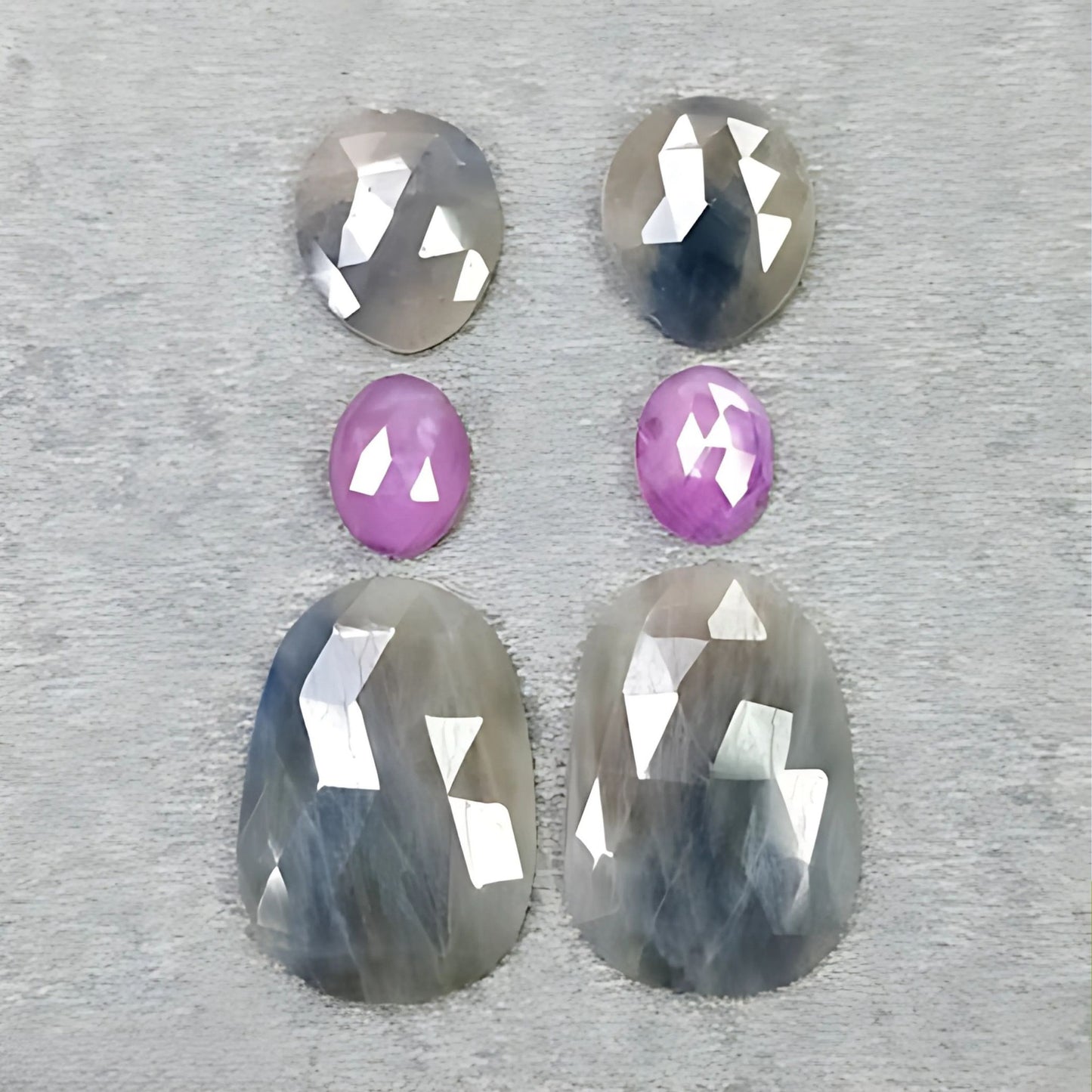 Faceted Multi Sapphire Gemstone