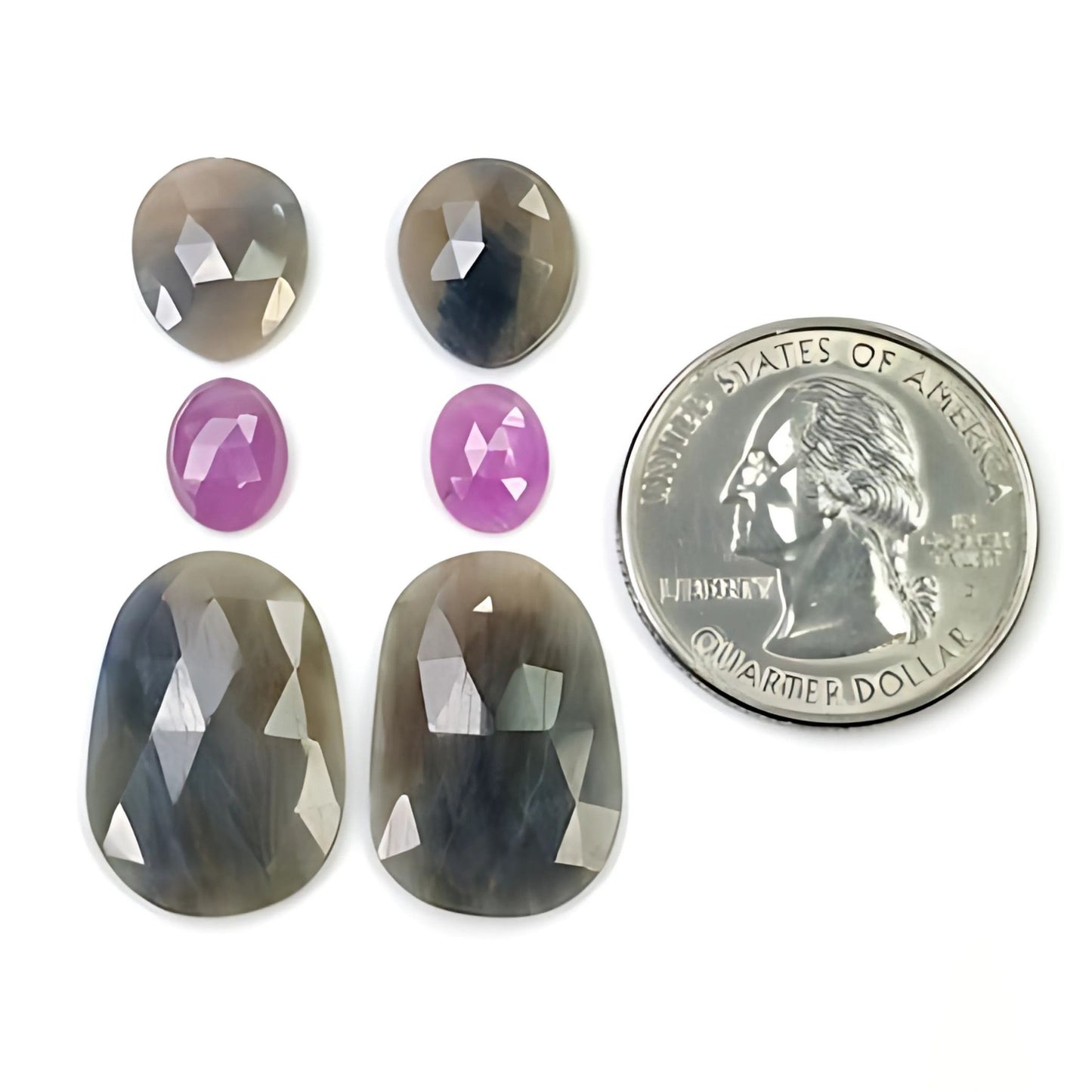 Natürlicher Multi-Saphir-Edelstein
