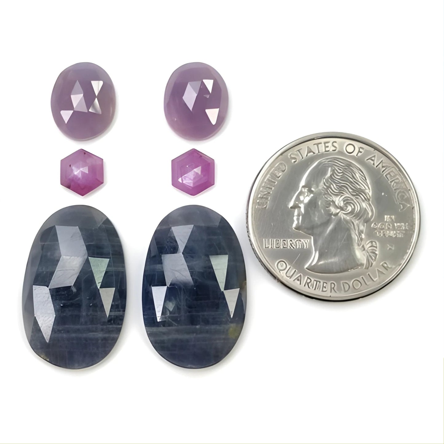 Flat Back Multi Sapphire