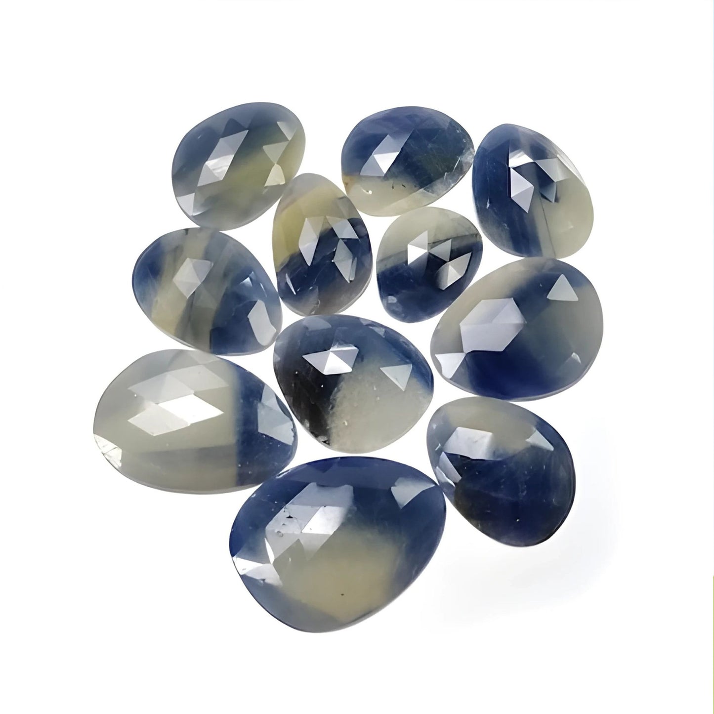 Multi Sapphire Rose Cut Slices