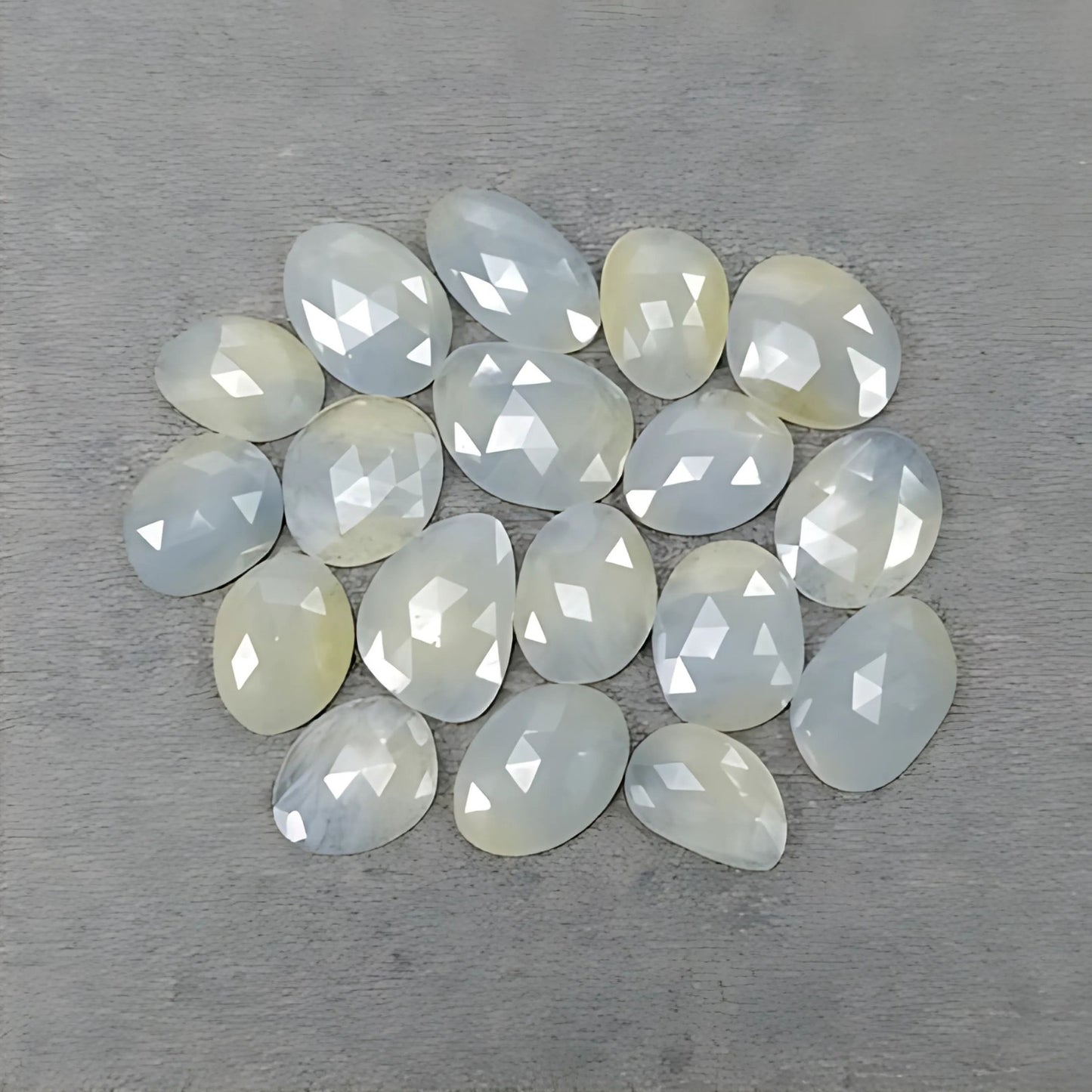 Multi Sapphire Rose Cut Slices