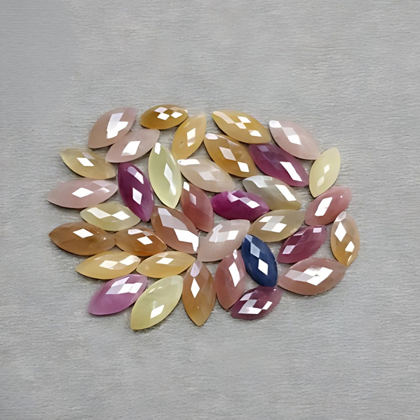 Briolette Multi Saphir Taille