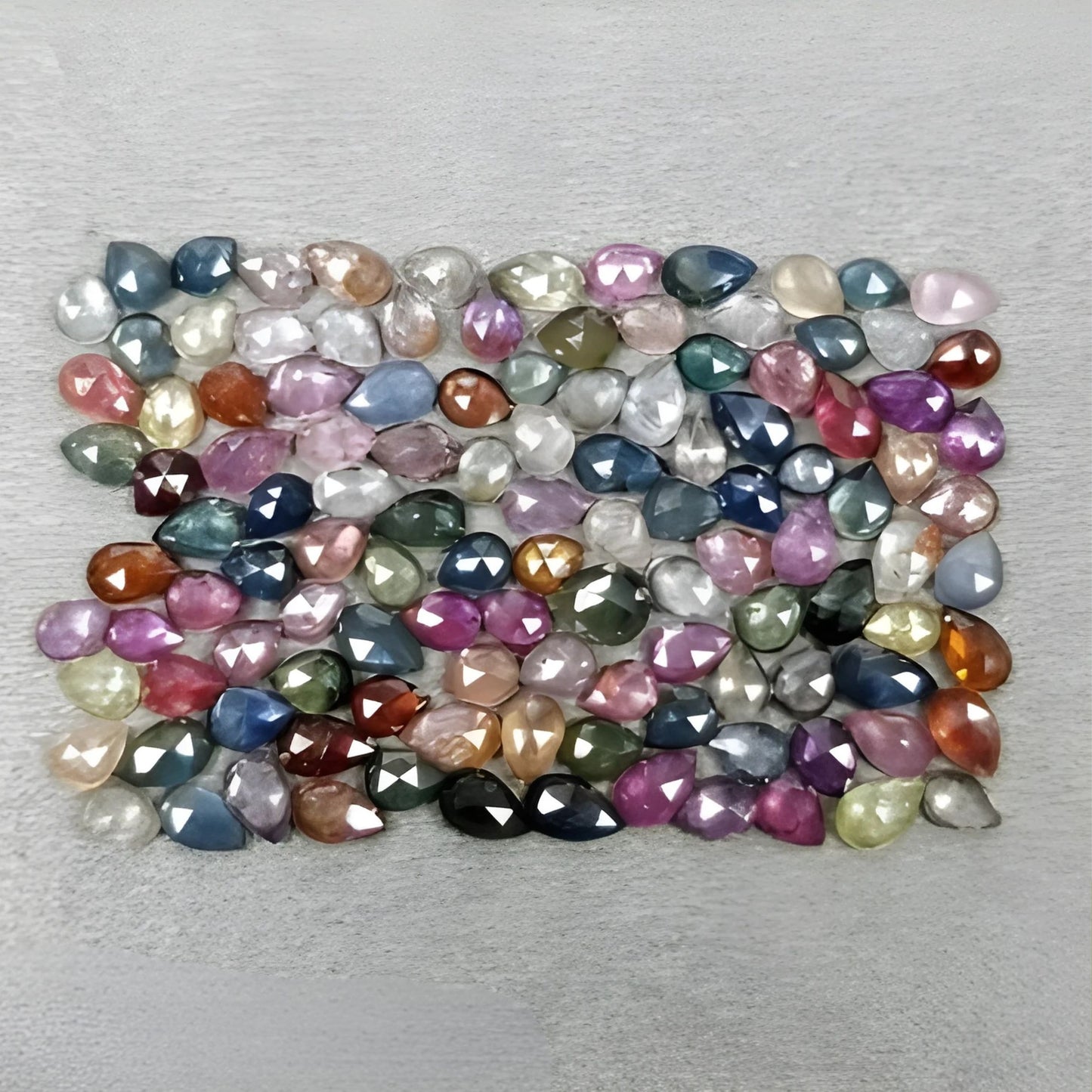 Multi Sapphire Rose Cut Slices