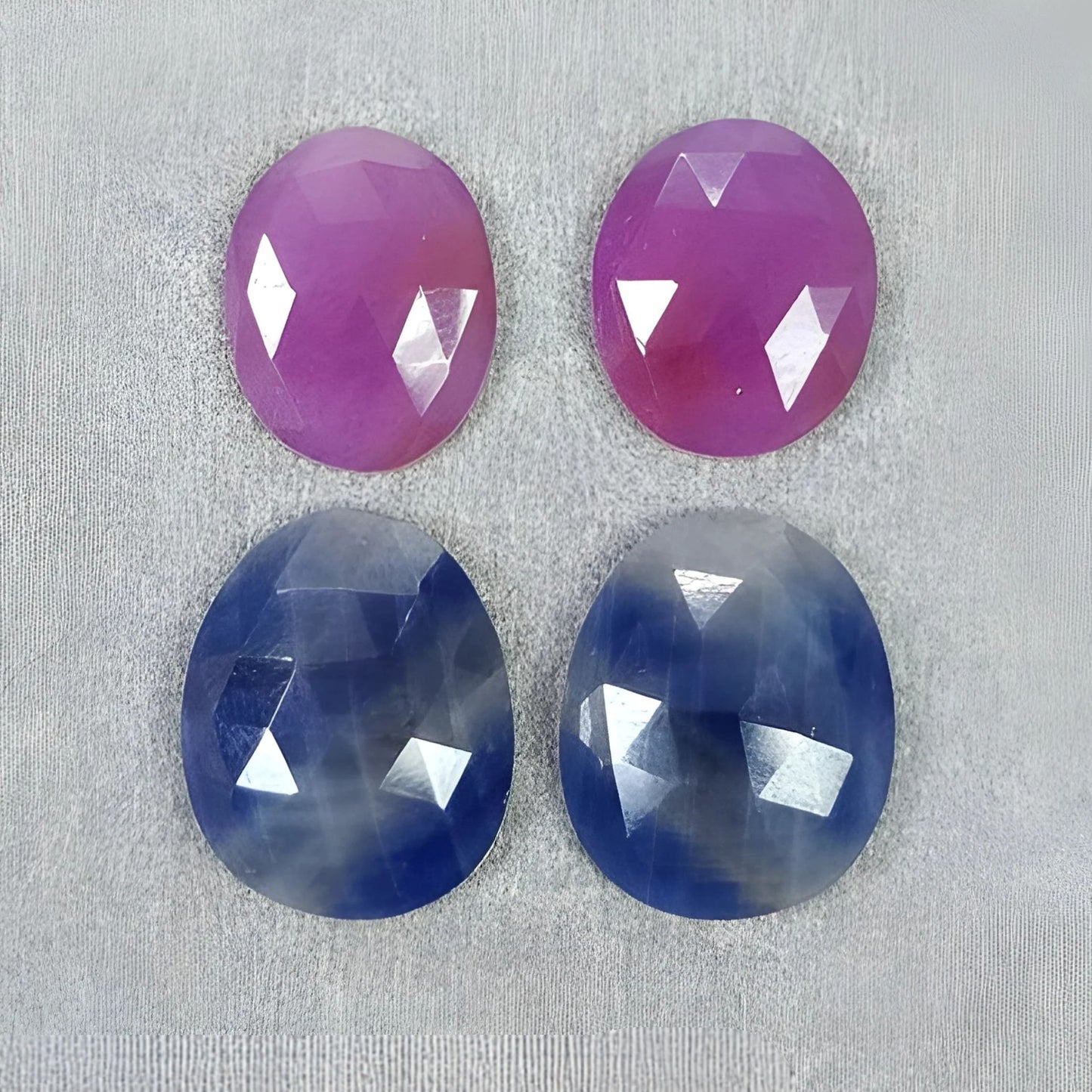 Flat Back Multi Sapphire
