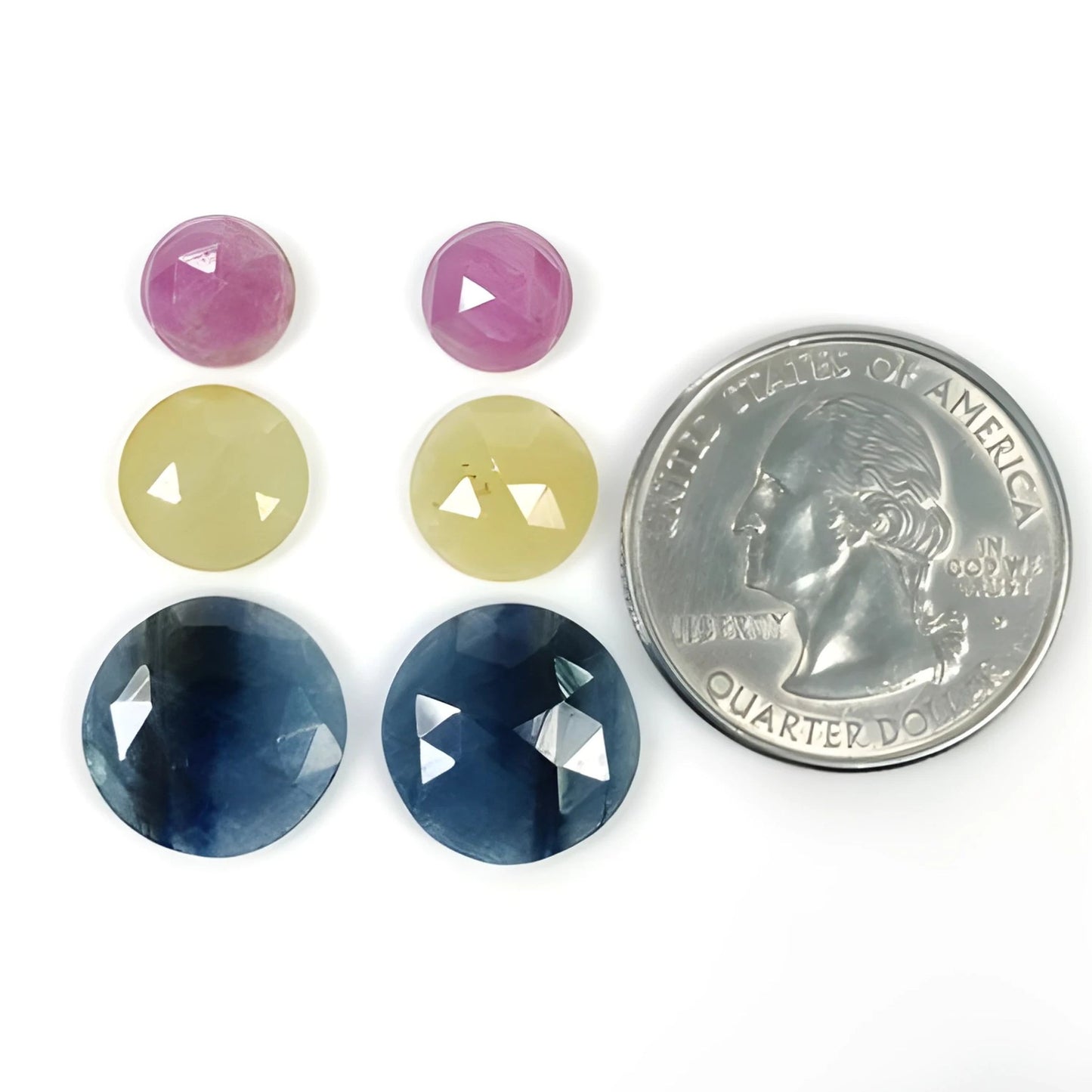 Flat Back Multi Sapphire