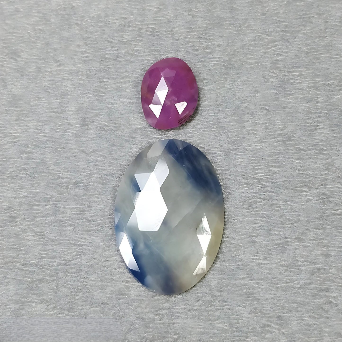 Multi Sapphire Rose Cut Slices