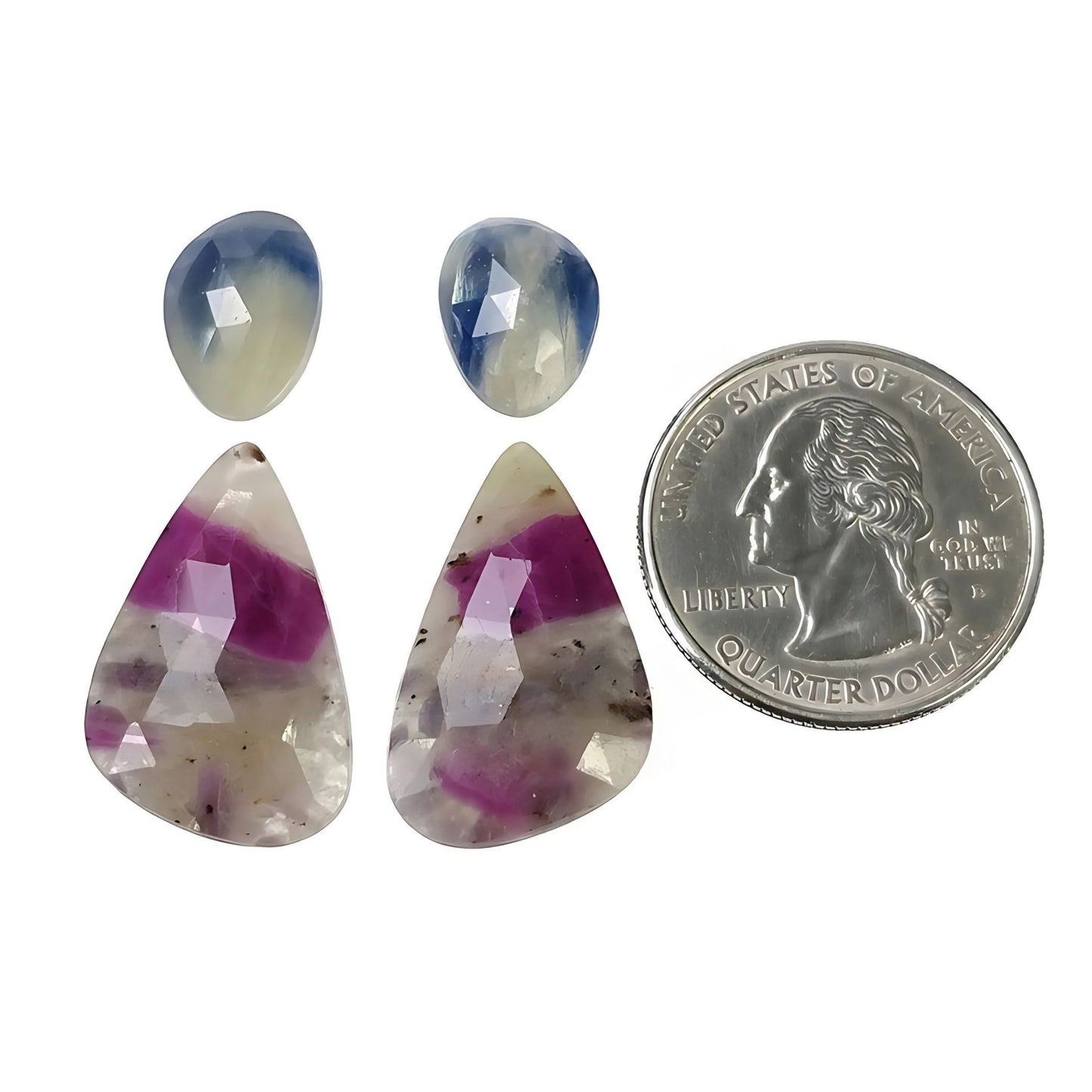 Flat Back Multi Sapphire