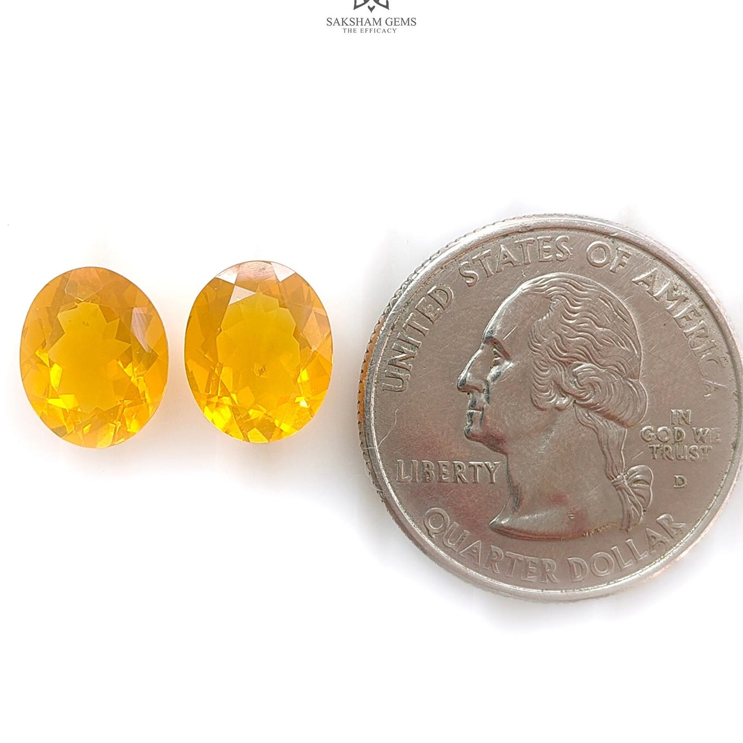 Mexican Yellow Fire Opal Faceted Cut: Natural Untreated Opal Oval, Square Shapes Pair For Jewelry