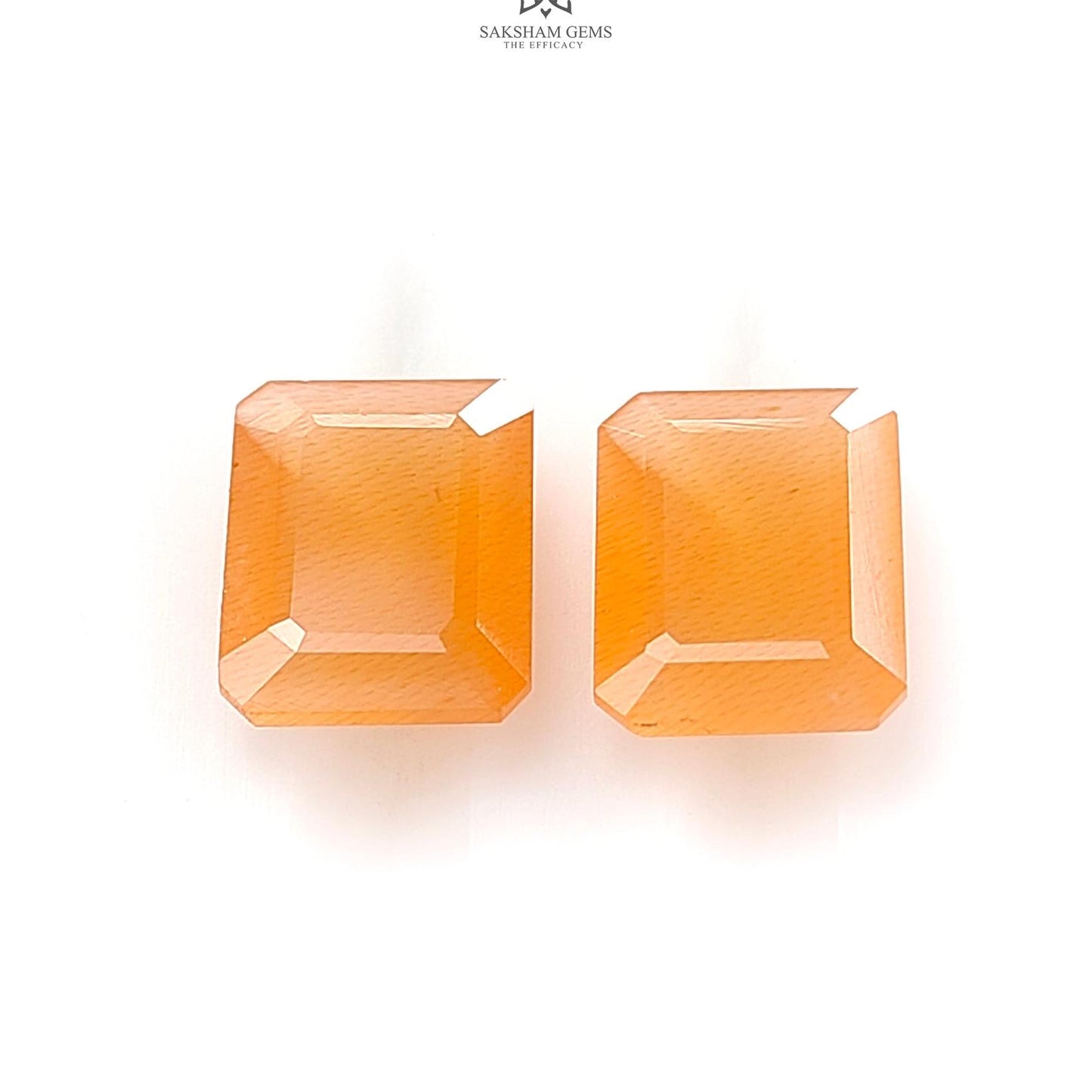 Mexican Yellow Fire Opal Faceted Cut: Natural Untreated Opal Oval, Square Shapes Pair For Jewelry
