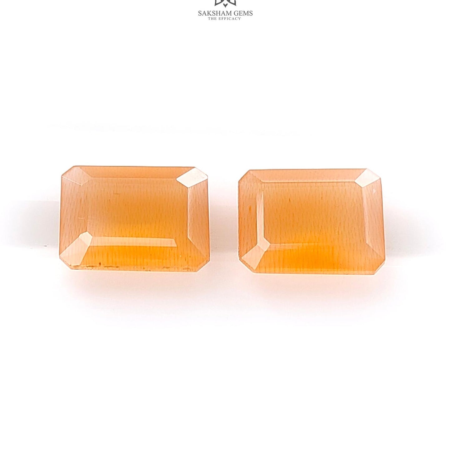 Mexican Yellow Fire Opal Faceted Cut: Natural Untreated Opal Oval, Square Shapes Pair For Jewelry
