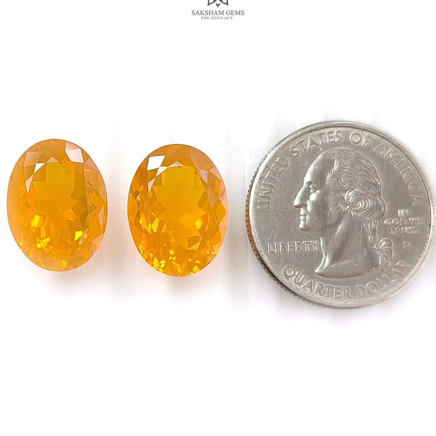 Certified Mexican Yellow Fire Opal Faceted Cut: Natural Untreated Opal Oval Shape 16*12mm Pair For Jewelry