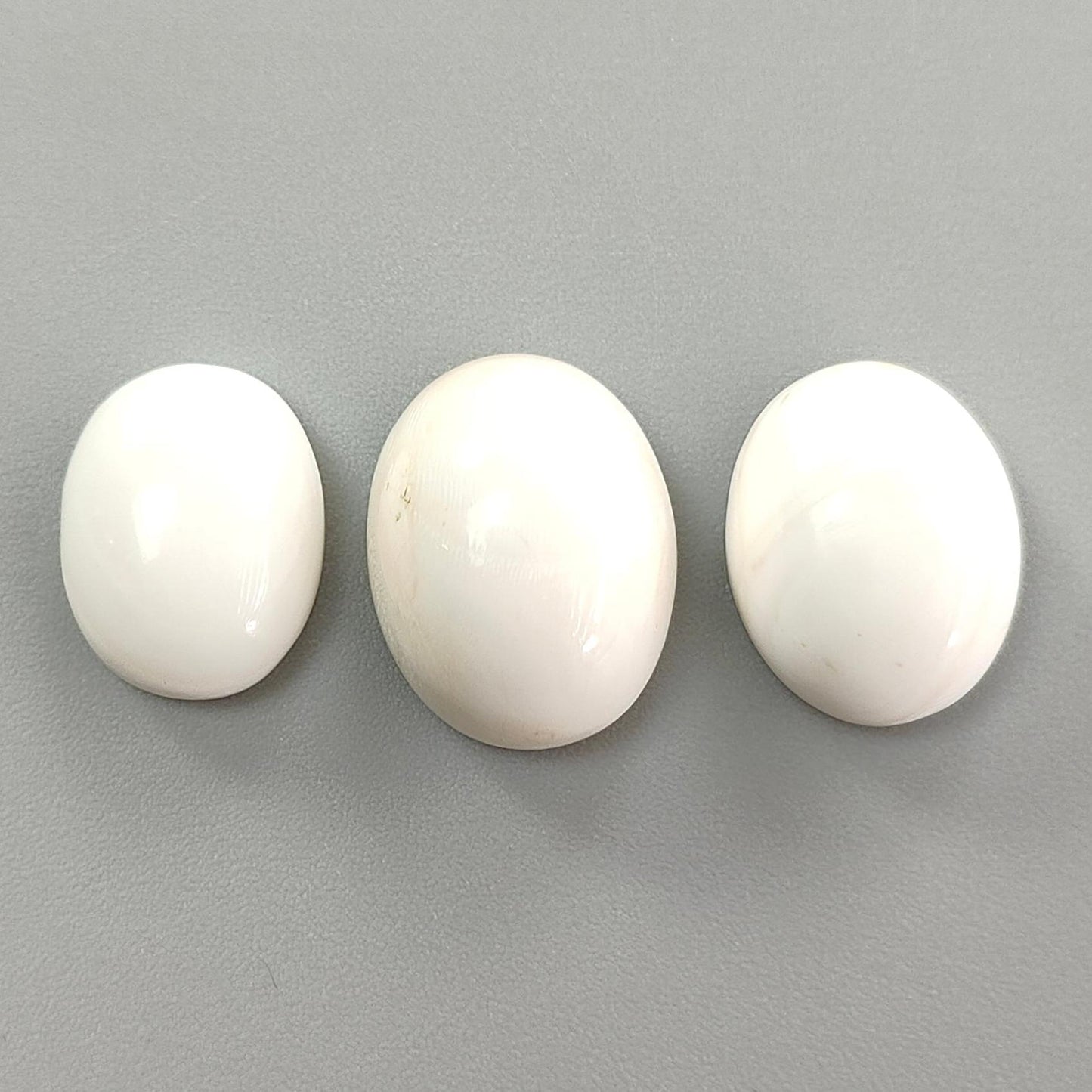 White Opal & Chrysoberyl Cat's Eye Gemstone Cabochon: Natural Untreated Unheated Color Enhanced Bi-color Opal Shape Gemstone Set For Jewelry