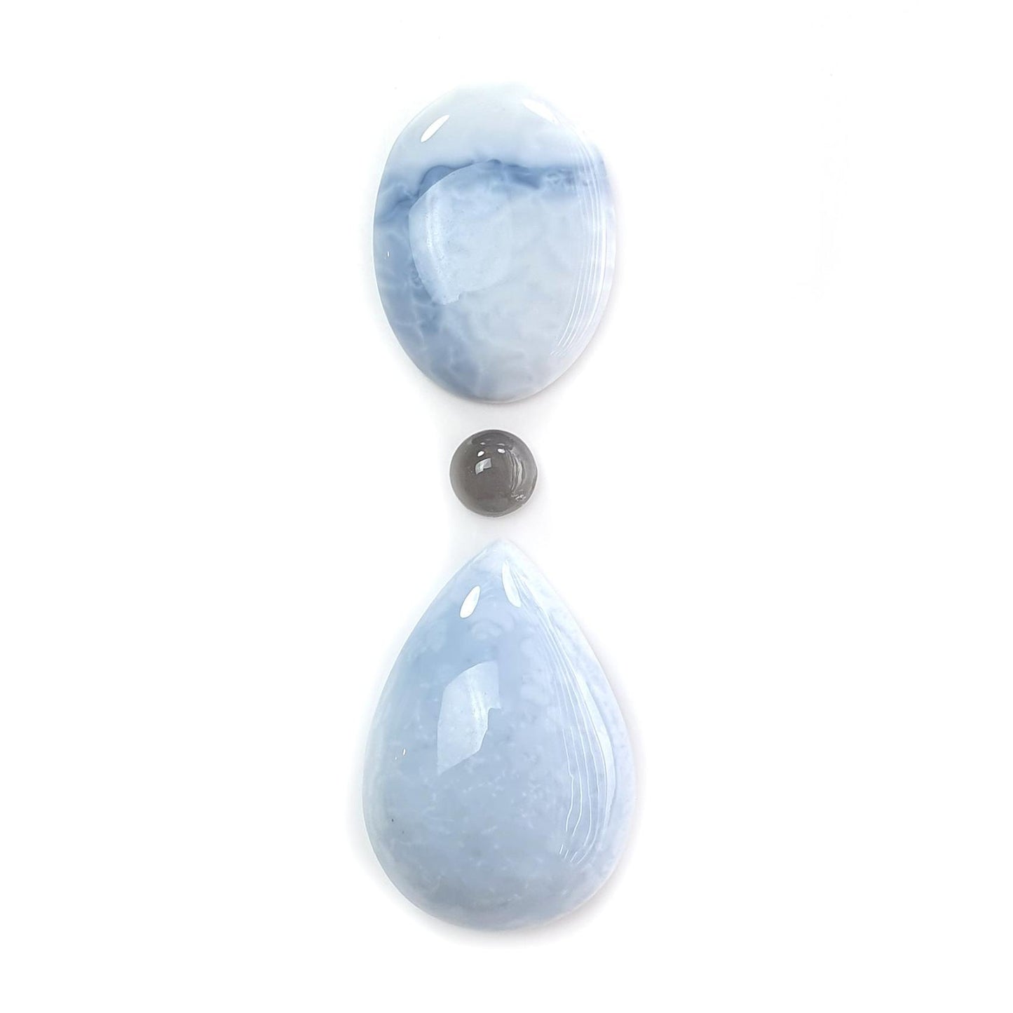 Moonstone, Malachite & Opal Gemstones: Natural Untreated Star Moonstone, Blue Opal Pear Oval, Round Cabochon, Baguette Flat Slice