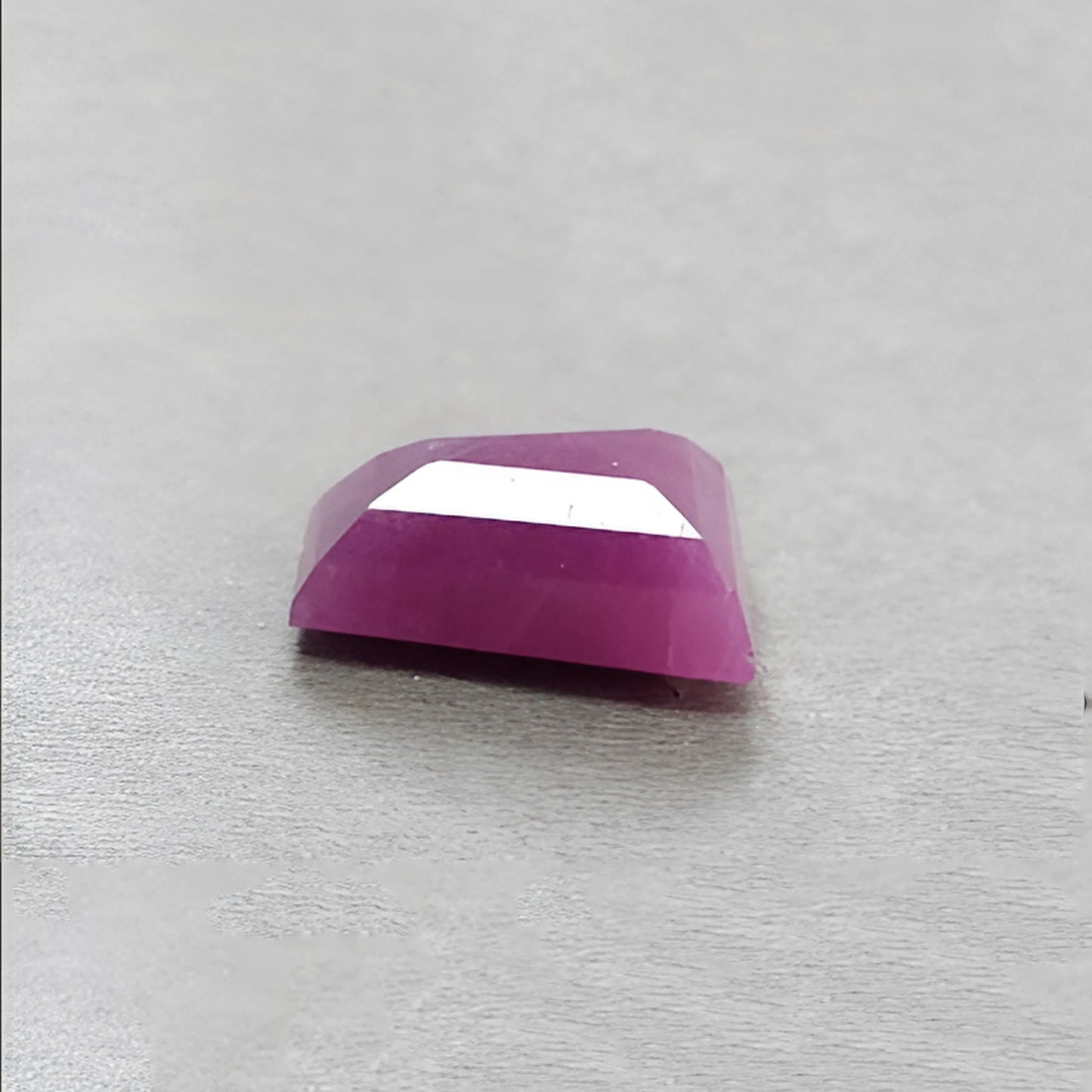 Rubis taille étagée