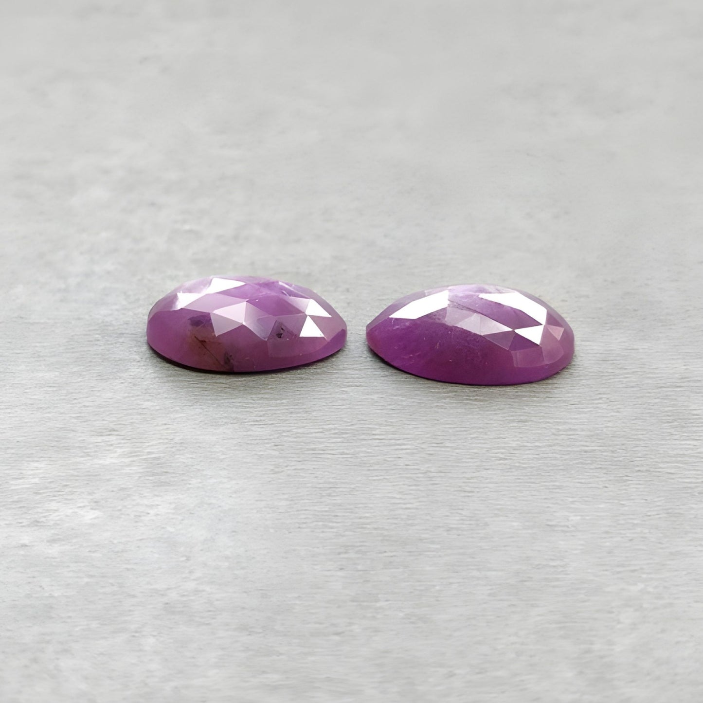 Flat Back Ruby Cut