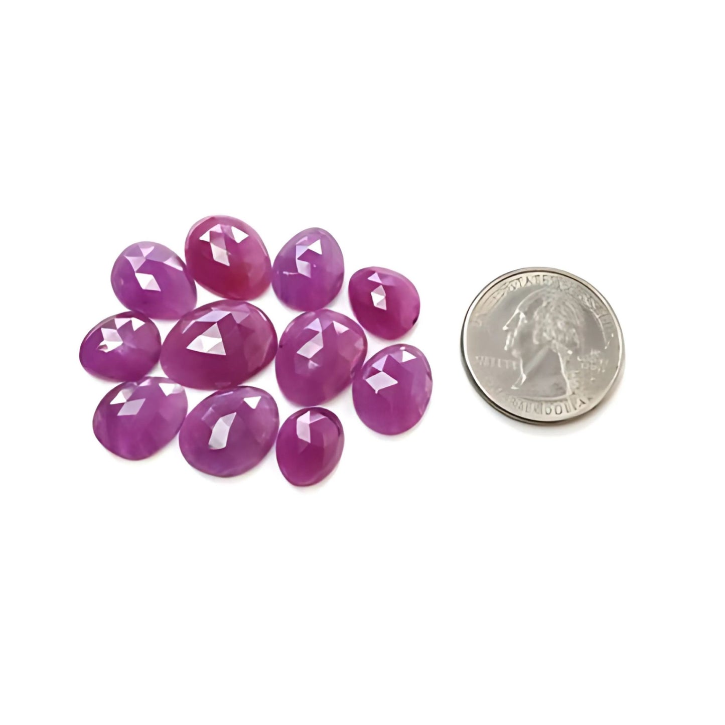 Faceted Ruby Gemstone
