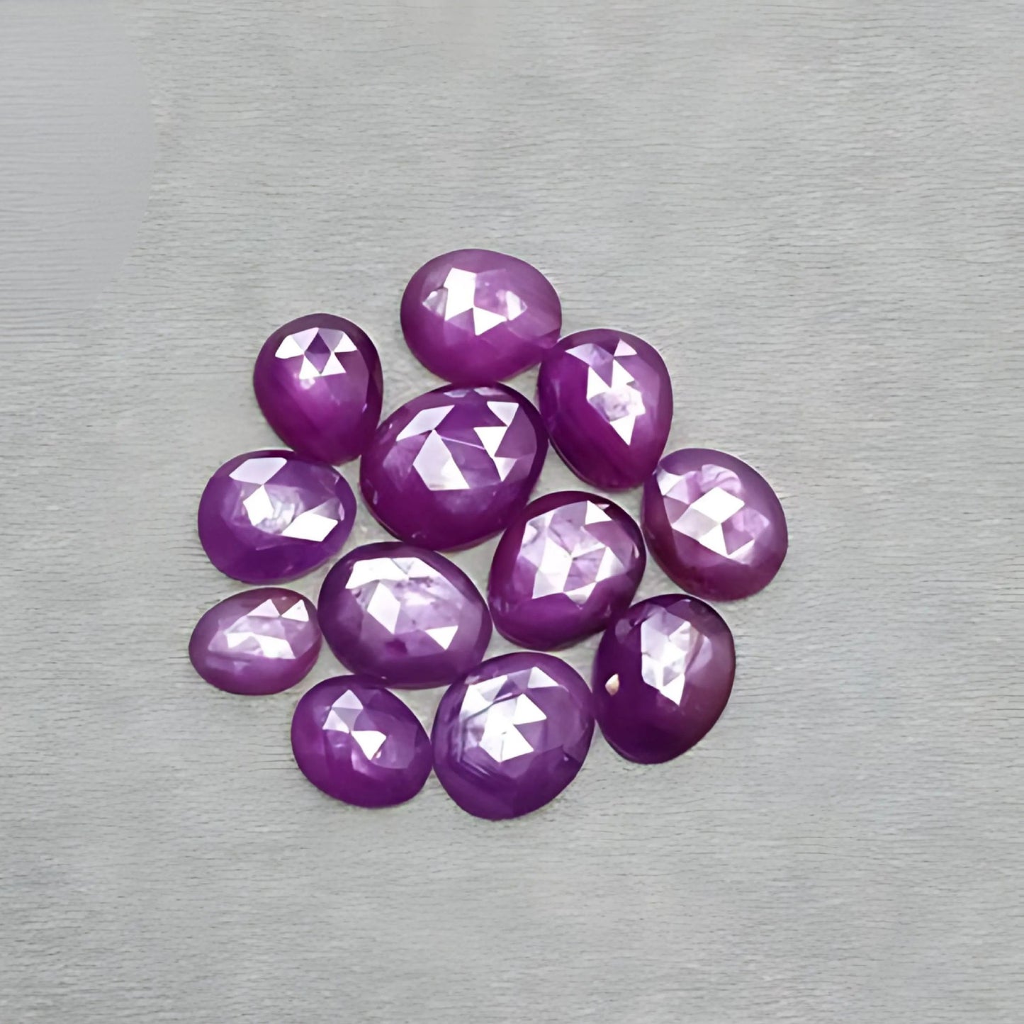 Faceted Ruby Gemstone