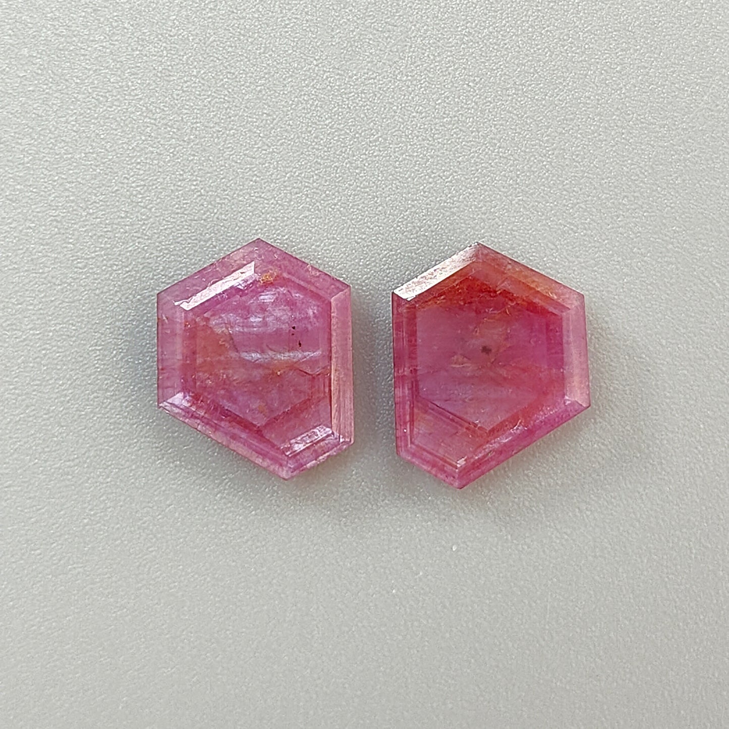 Zaffiro rosa taglio sfaccettato