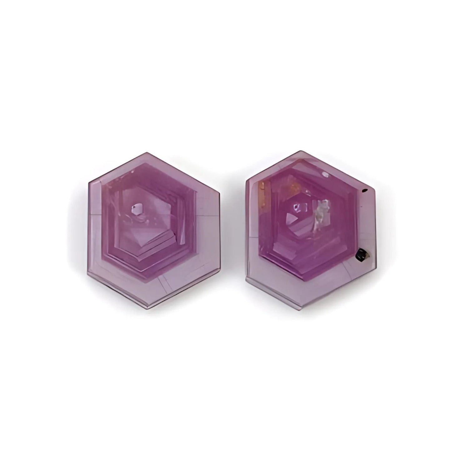 rosemary ruby hexagon flat slices