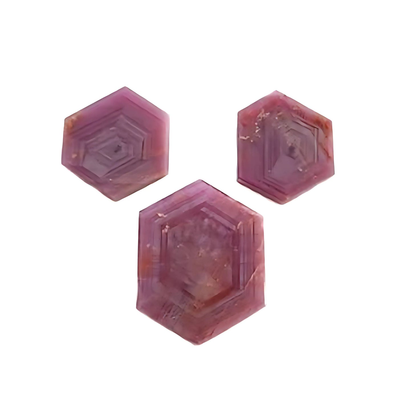 rosemary ruby hexagon flat slices