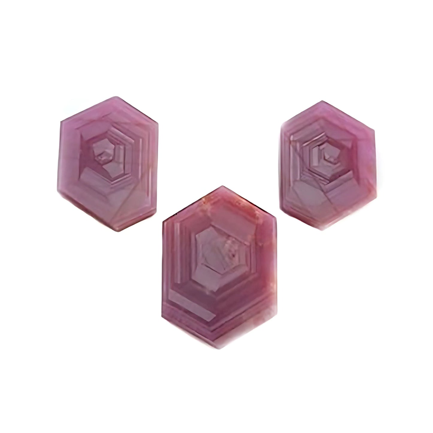 rosemary ruby hexagon shape flat slices