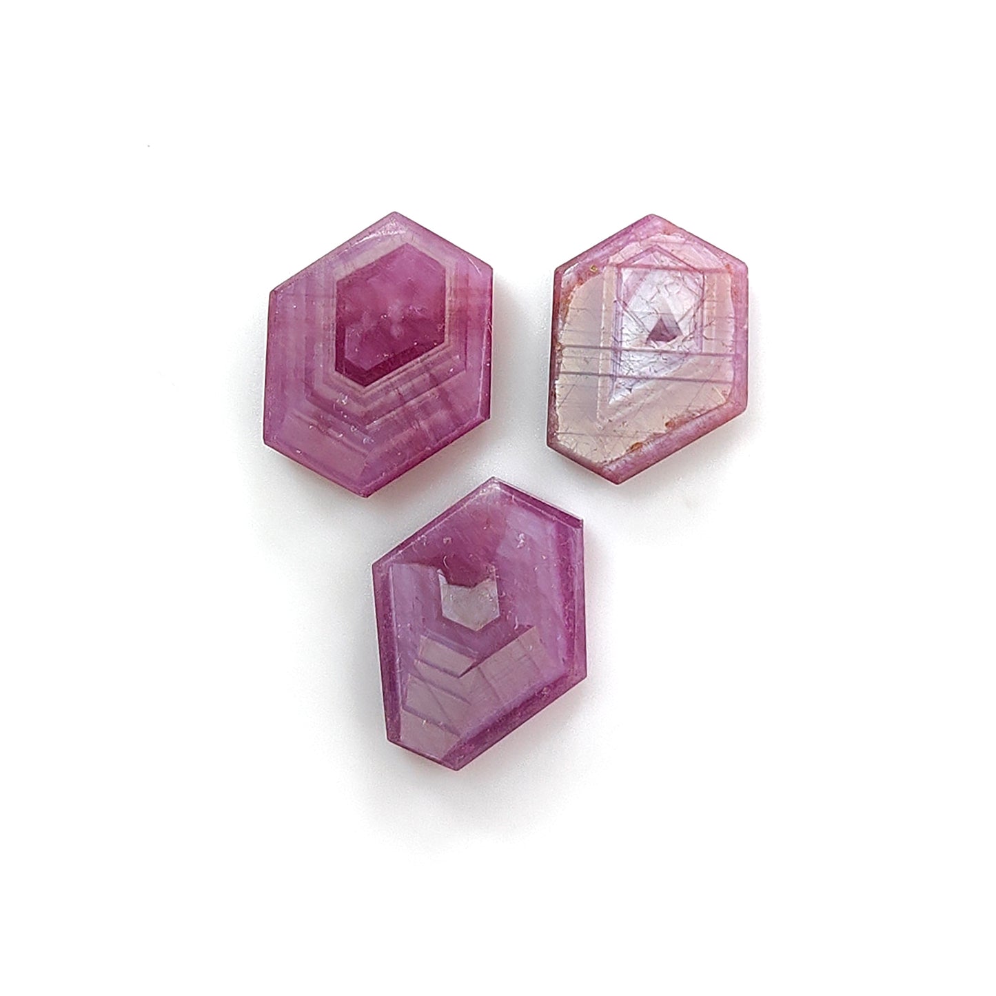 rosemary ruby hexagon shape flat slices