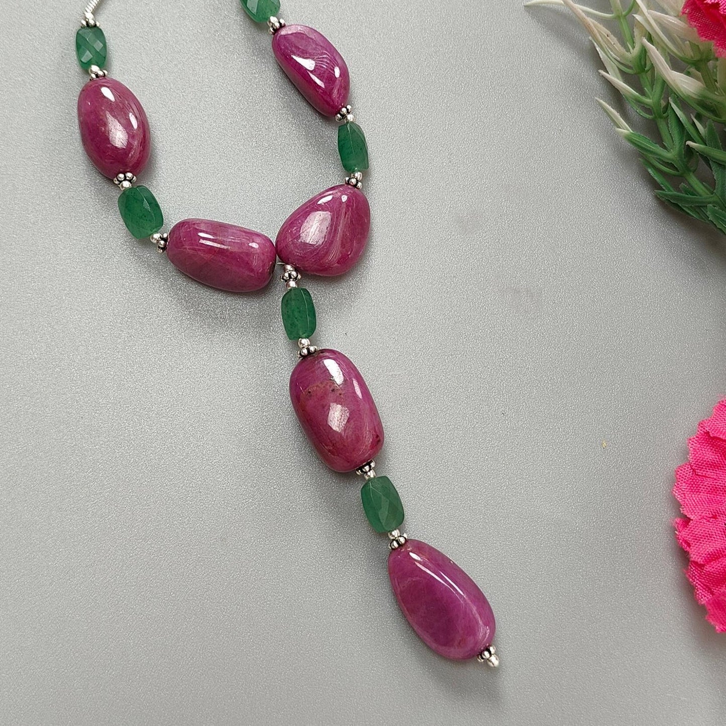 Ruby Quartz Plain Loose Beads : Natural Untreated Green Quartz Golden Sapphire Uneven Tumble Cushion Plain Beads For Jewelry