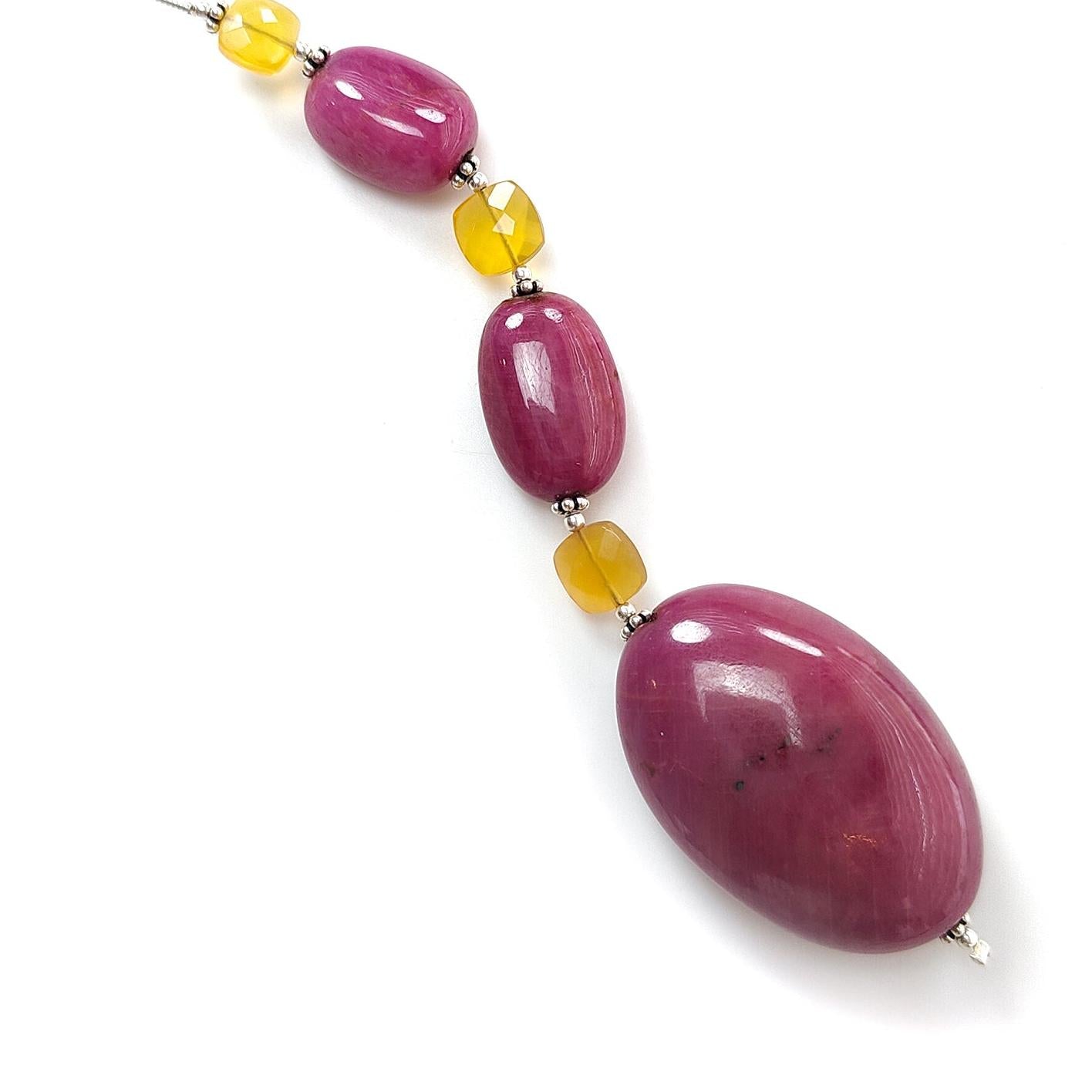 Ruby Sapphire Quartz Opal Loose Beads : Natural Untreated Ruby Blue Sapphire Yellow Opal Green Quartz Plain Carved Melon Uneven Tumble Beads